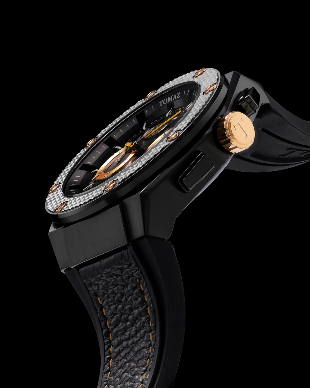 DC Batman TQ030D-D1 (Black) Black Lychee Strap - Image 2