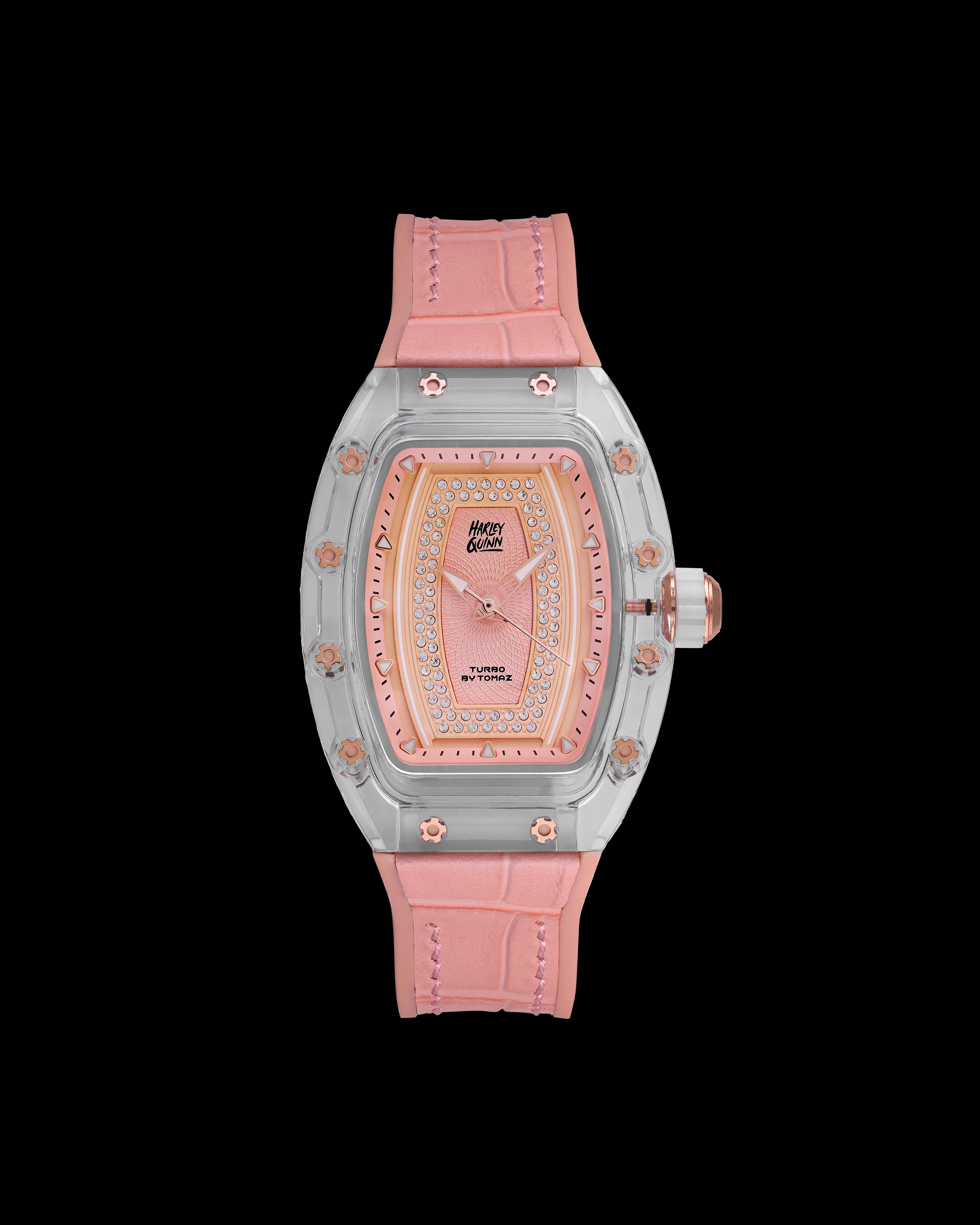 DC Harley Quinn TQ053L-AD2 Watch – Leather Hybrid Strap