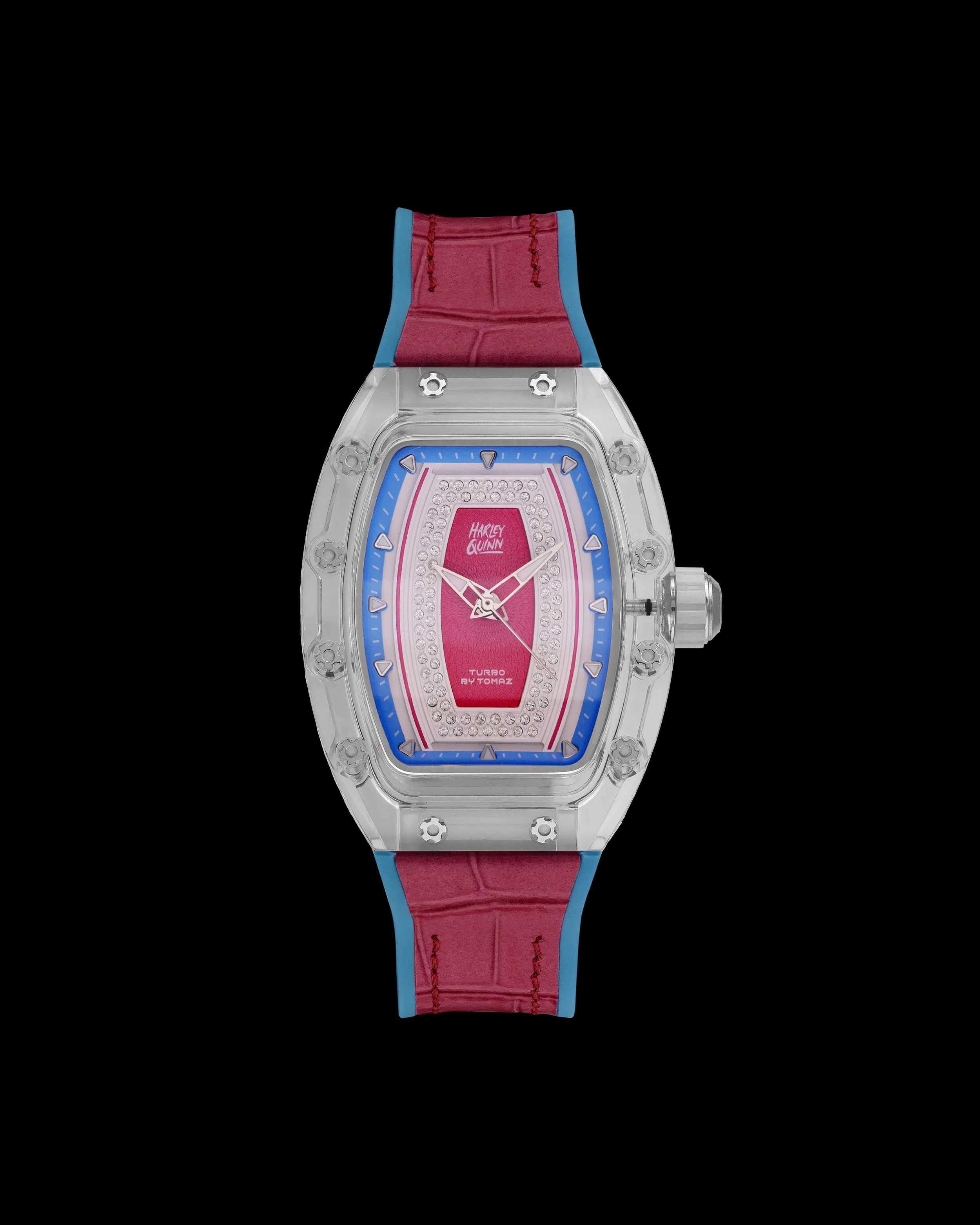 DC Harley Quinn TQ053L-AD3 Watch – Leather Hybrid Strap