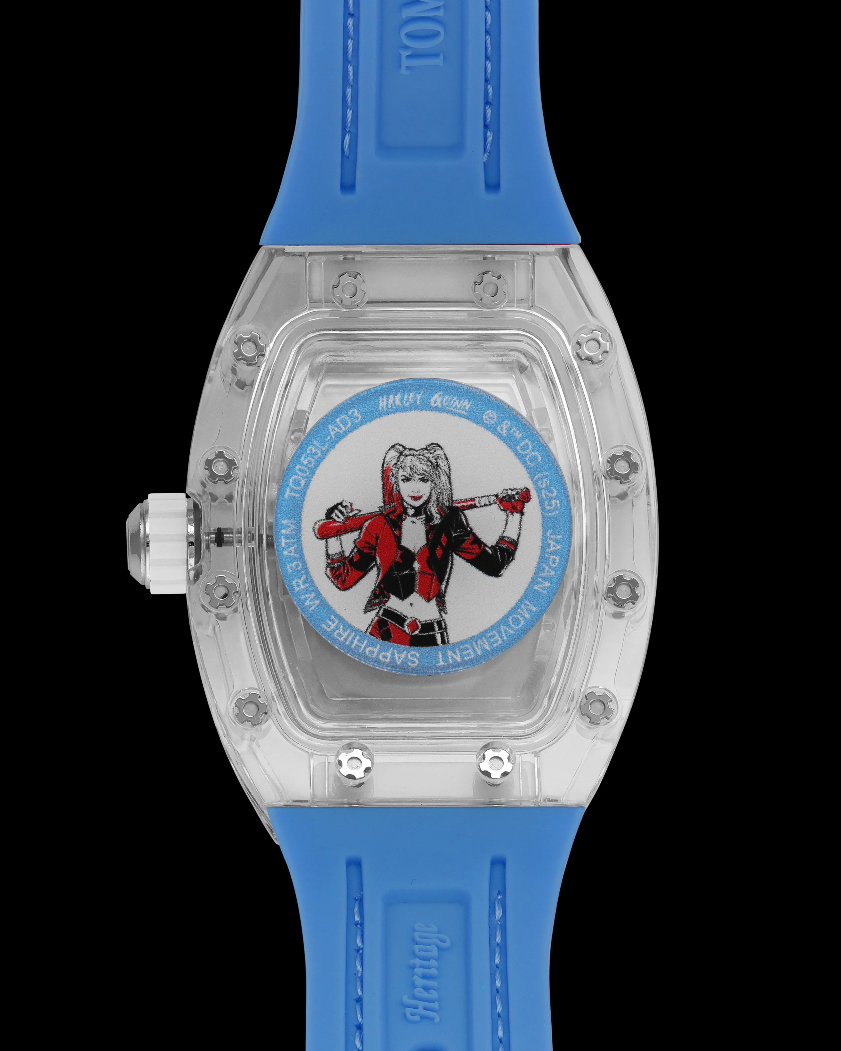 DC Harley Quinn TQ053L-AD3 Watch – Leather Hybrid Strap - Image 2