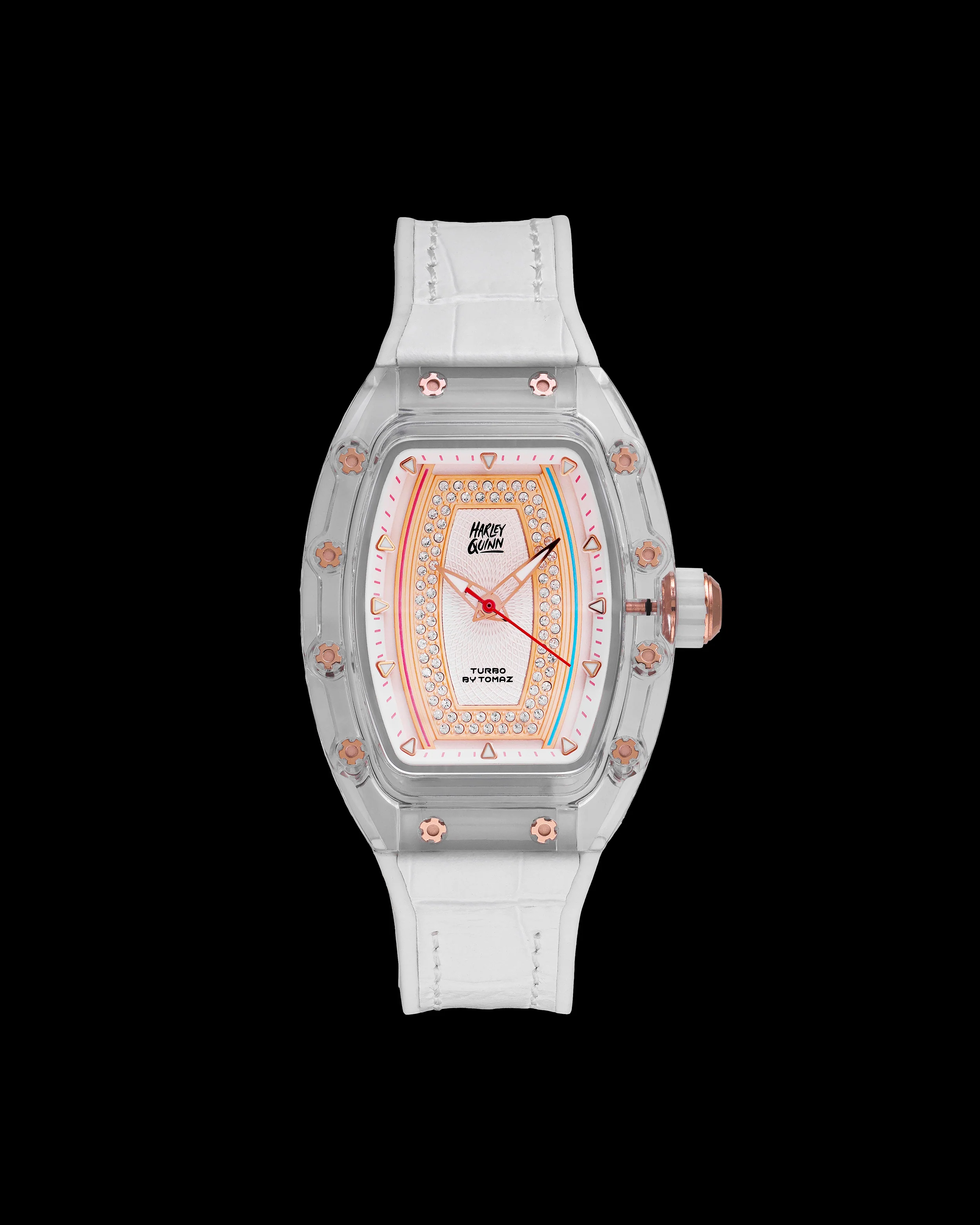 DC Harley Quinn TQ053L-AD4 Watch – Leather Hybrid Strap