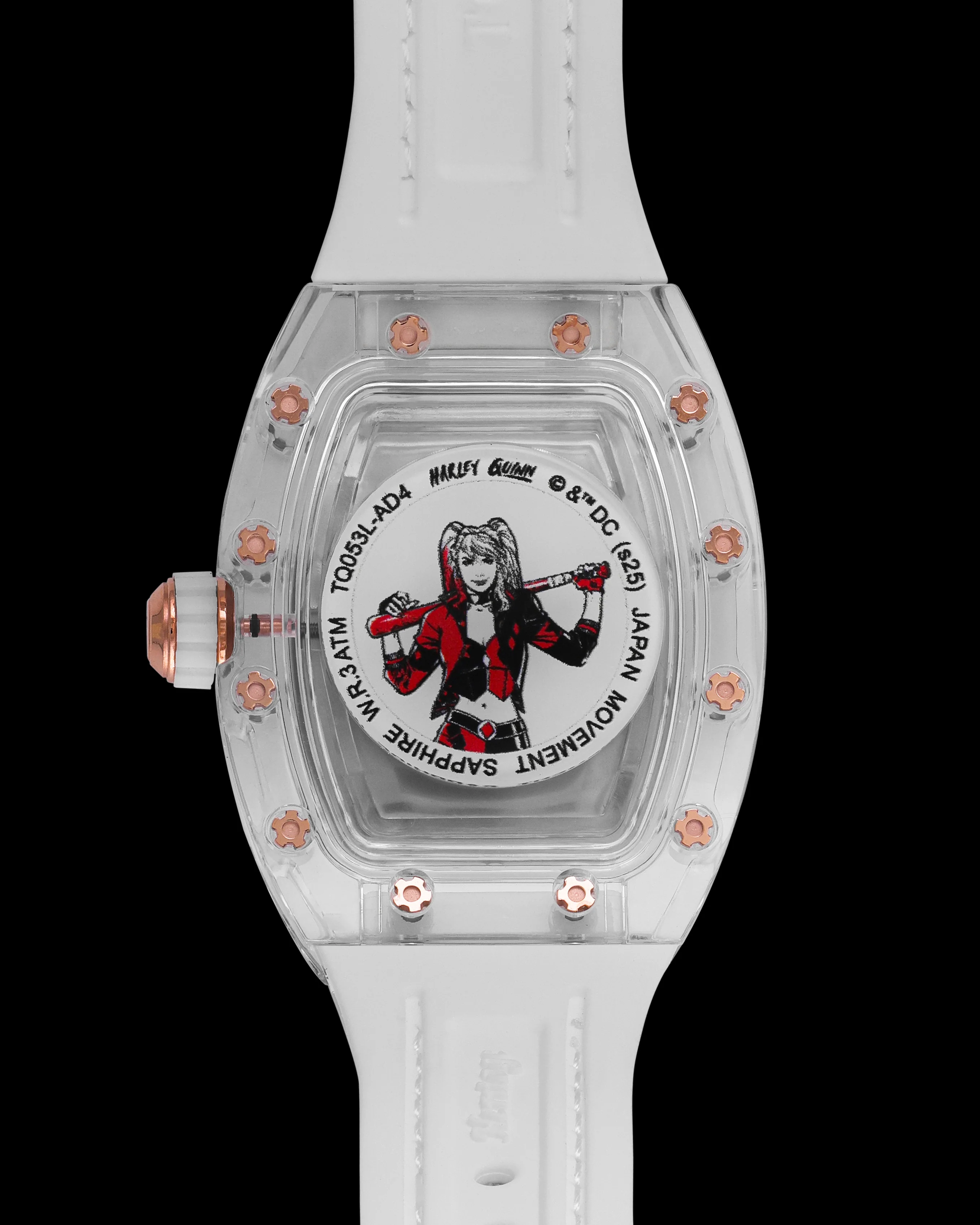 DC Harley Quinn TQ053L-AD4 Watch – Leather Hybrid Strap - Image 2