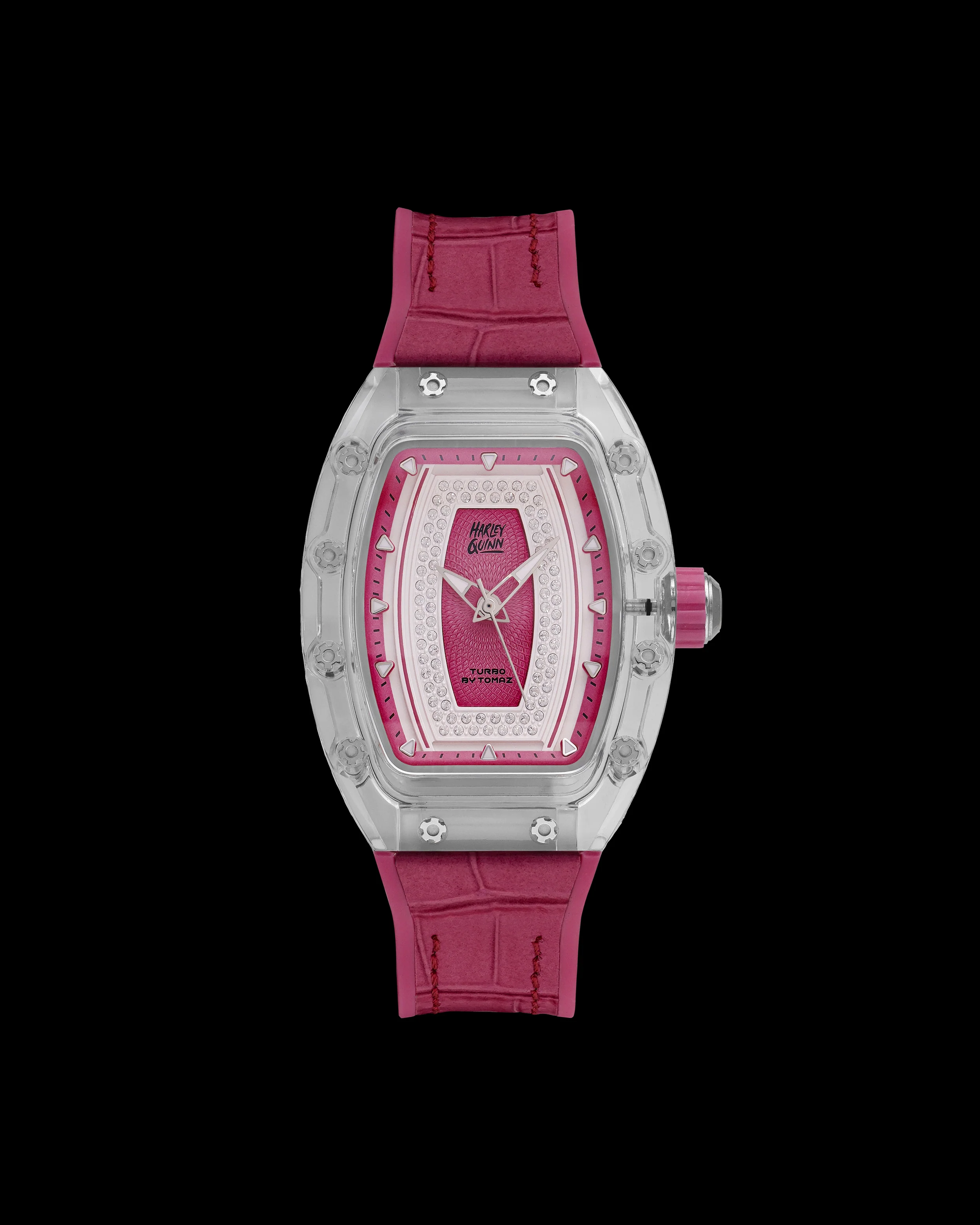 DC Harley Quinn TQ053L-AD5 Watch – Leather Hybrid Strap