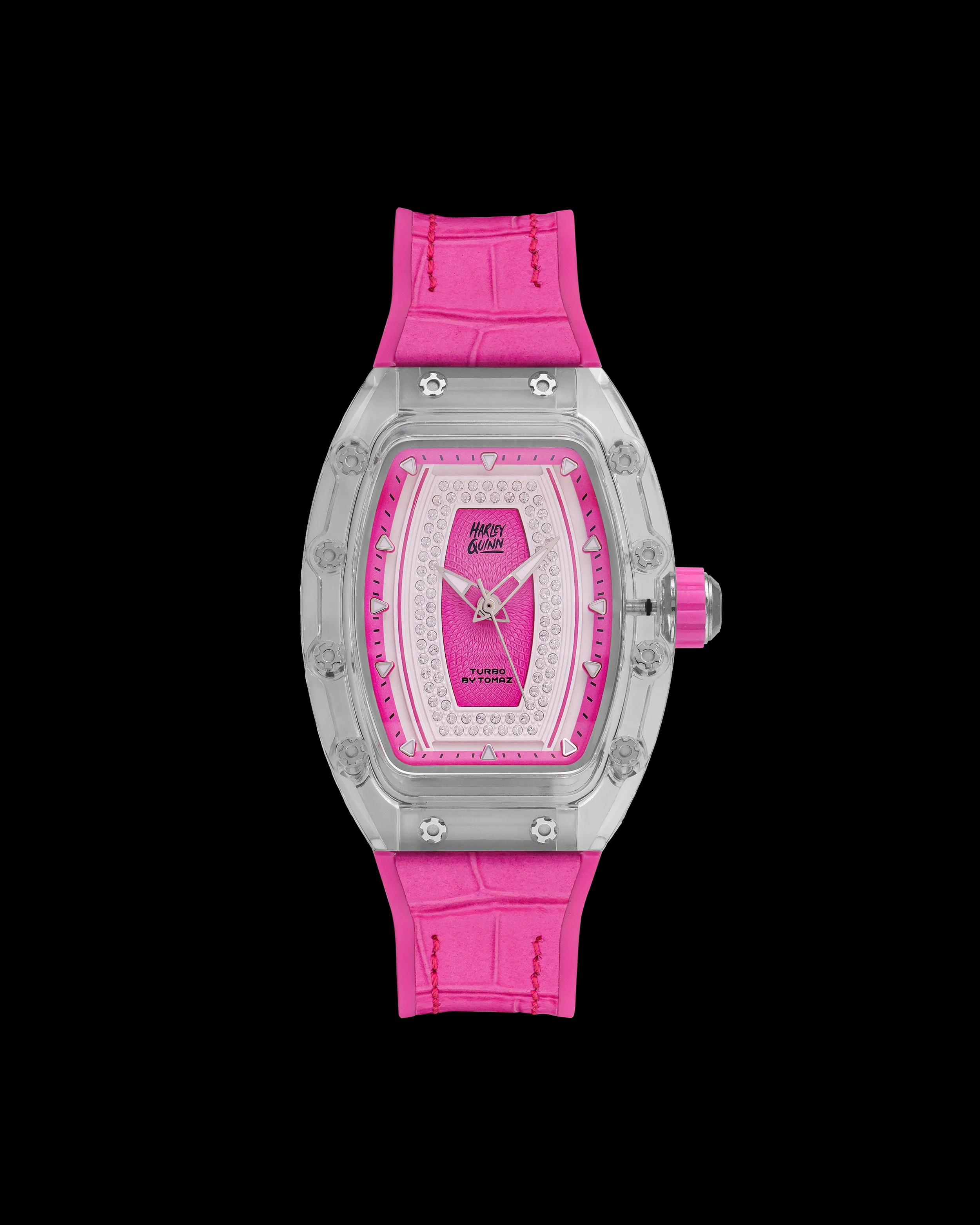 DC Harley Quinn TQ053L-AD8 Watch – Leather Hybrid Strap