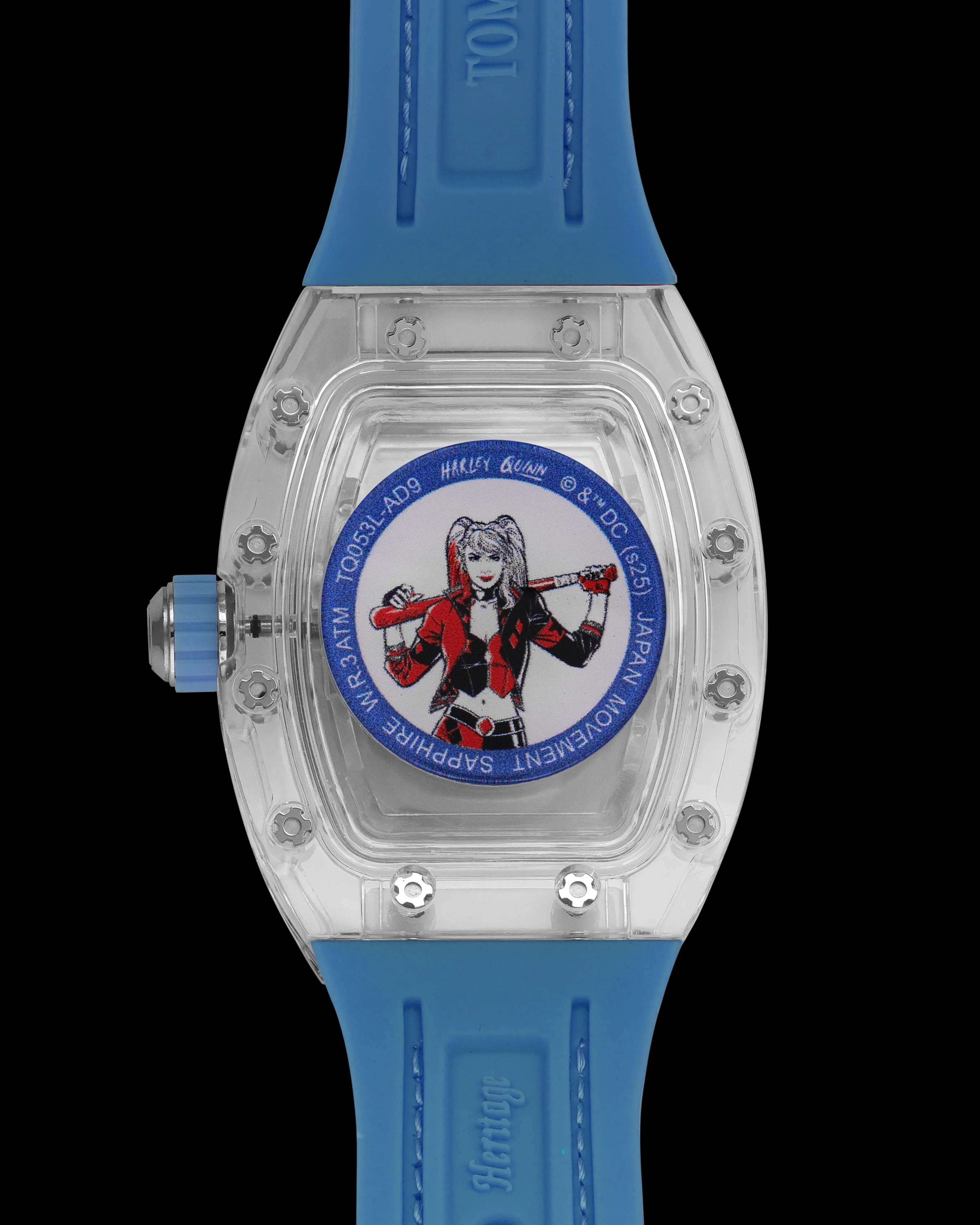 DC Harley Quinn TQ053L-AD9 Watch – Leather Hybrid Strap - Image 2