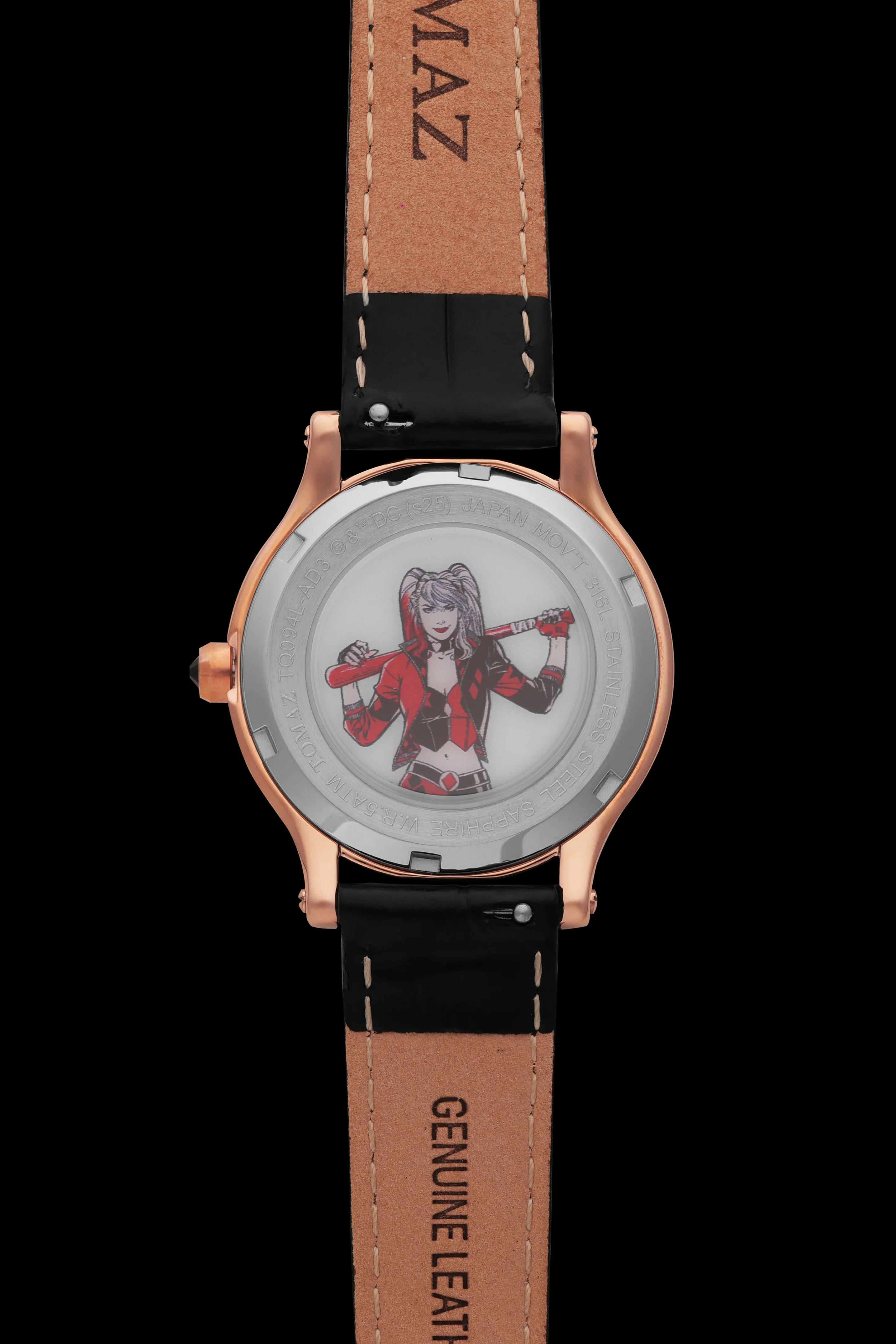 DC Harley Quinn TQ094L-AD3 Emblem Heritage Watch - Image 2
