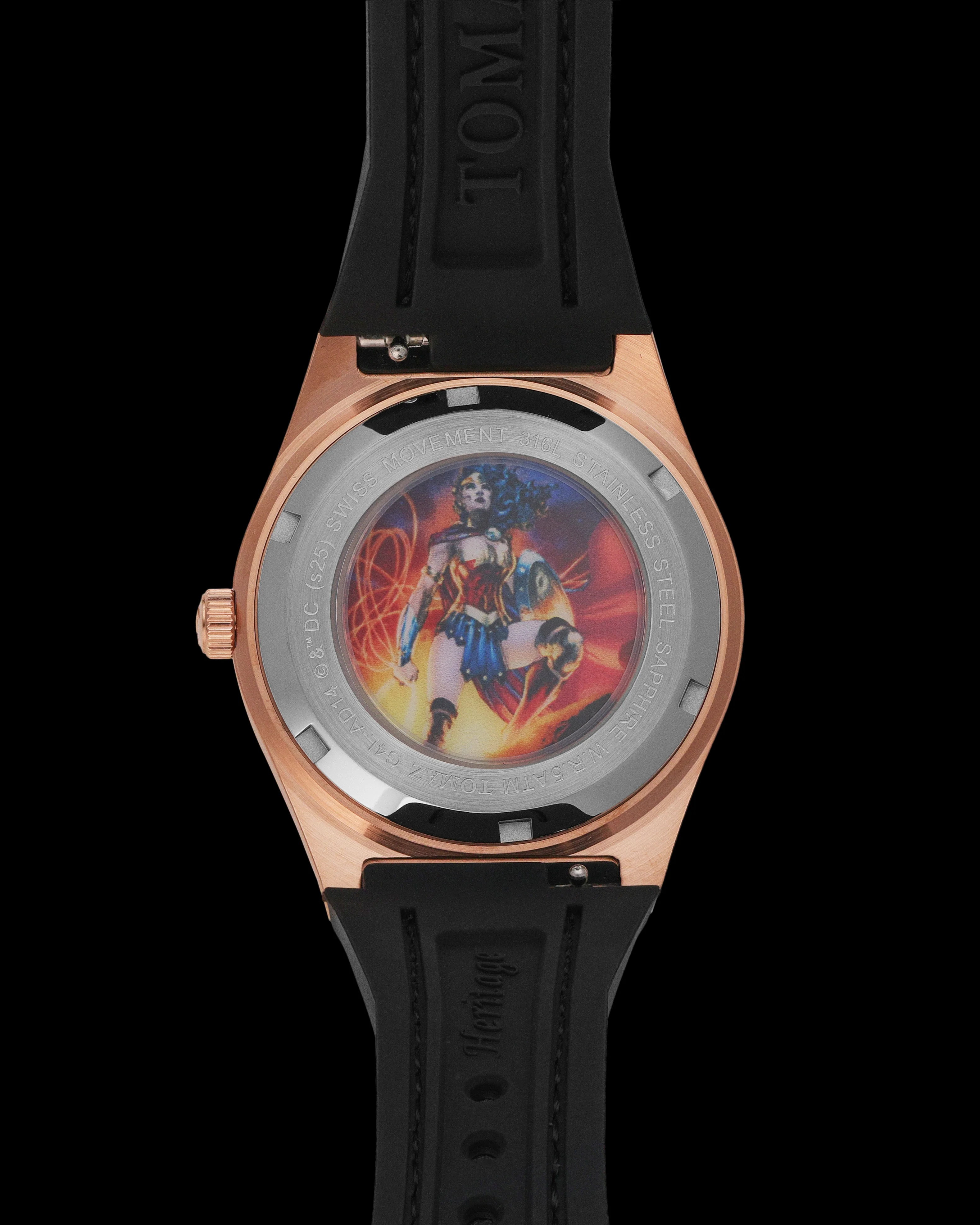 DC Wonder Woman G4L-AD14 Crystal Ladies Watch – Comfortable Strap - Image 2