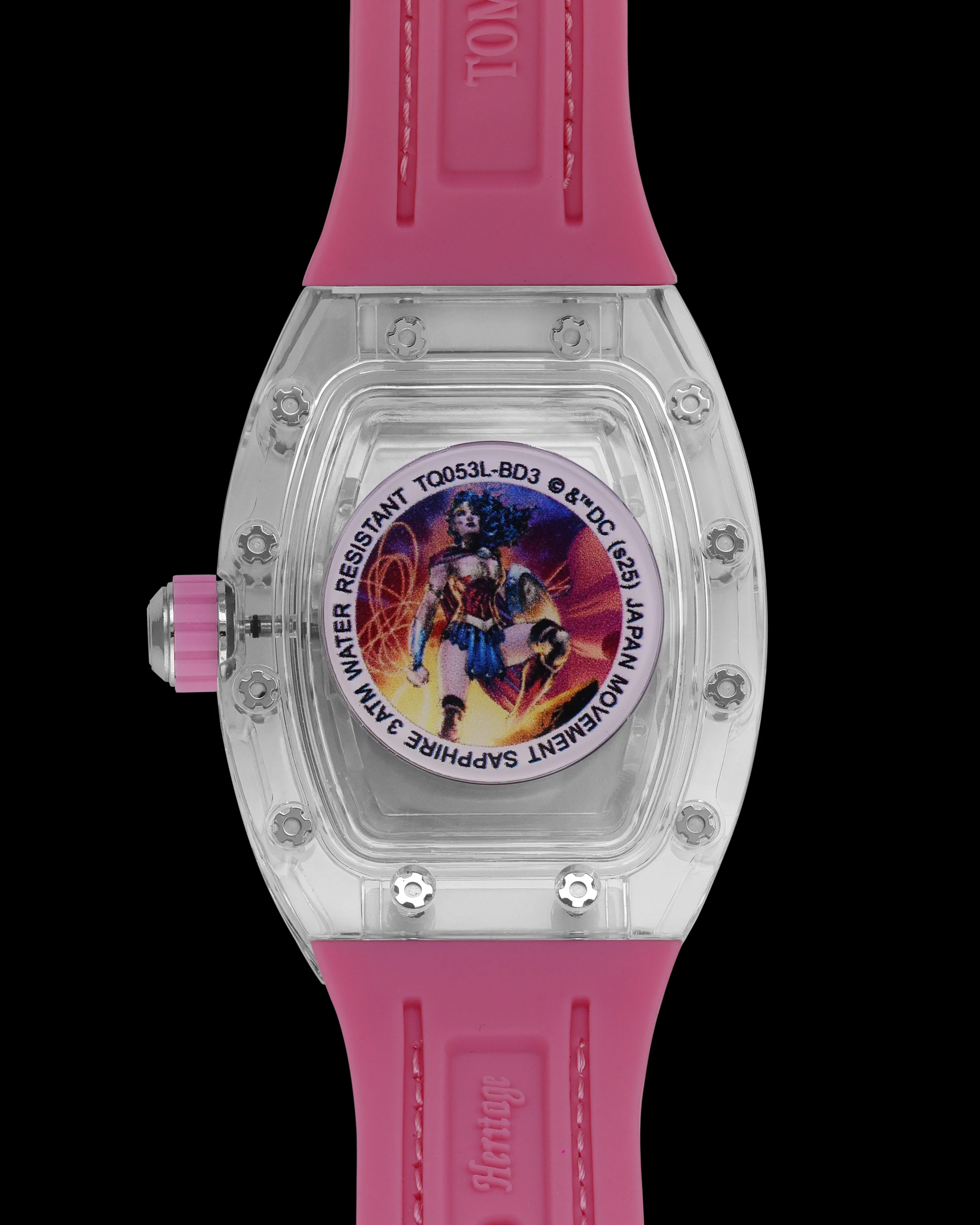 DC Wonder Woman TQ053L-BD3 Watch – Leather Hybrid Strap - Image 2