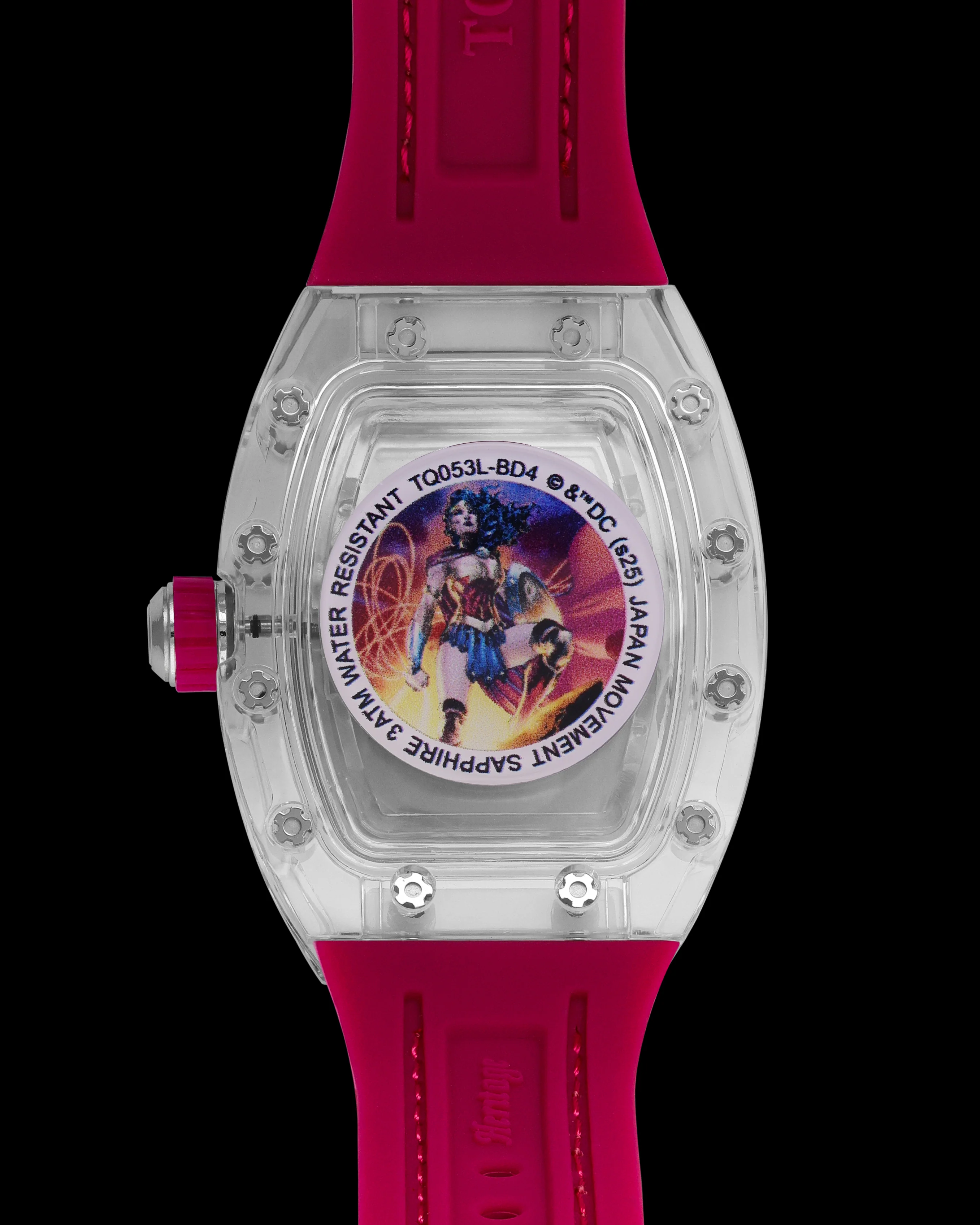 DC Wonder Woman TQ053L-BD4 Watch – Leather Hybrid Strap - Image 2