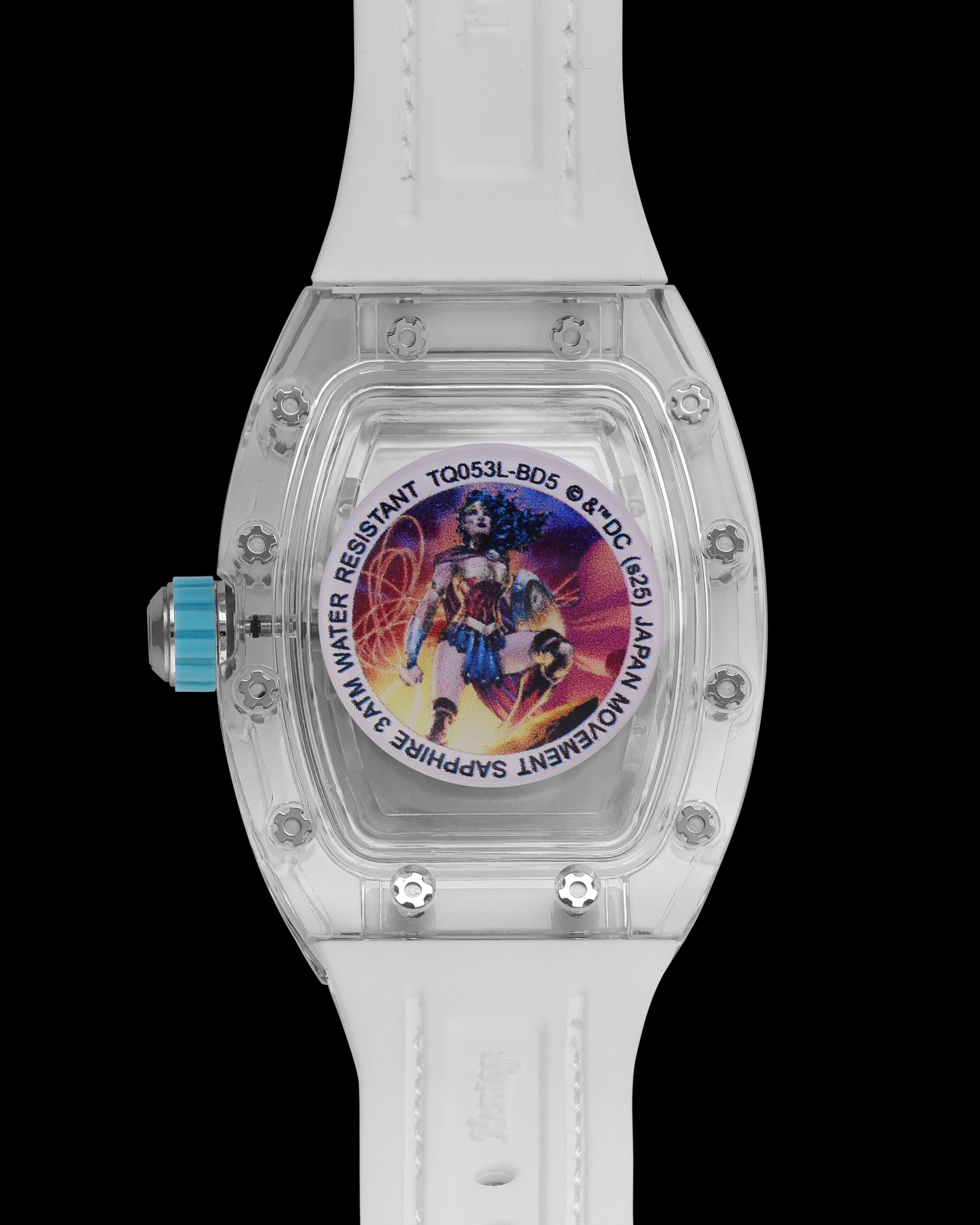 DC Wonder Woman TQ053L-BD5 Watch – Leather Hybrid Strap - Image 2