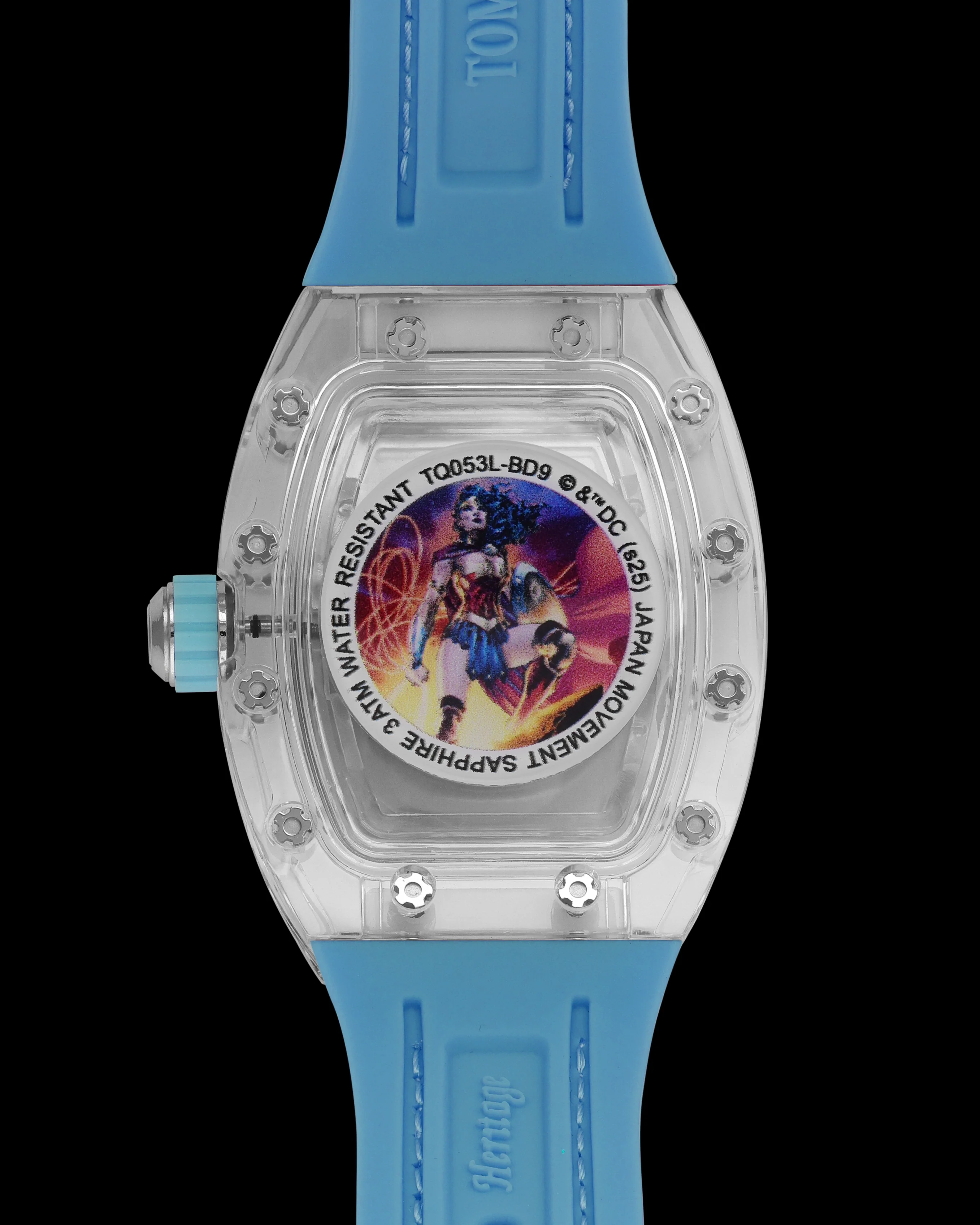 DC Wonder Woman TQ053L-BD9 Watch – Leather Hybrid Strap - Image 2
