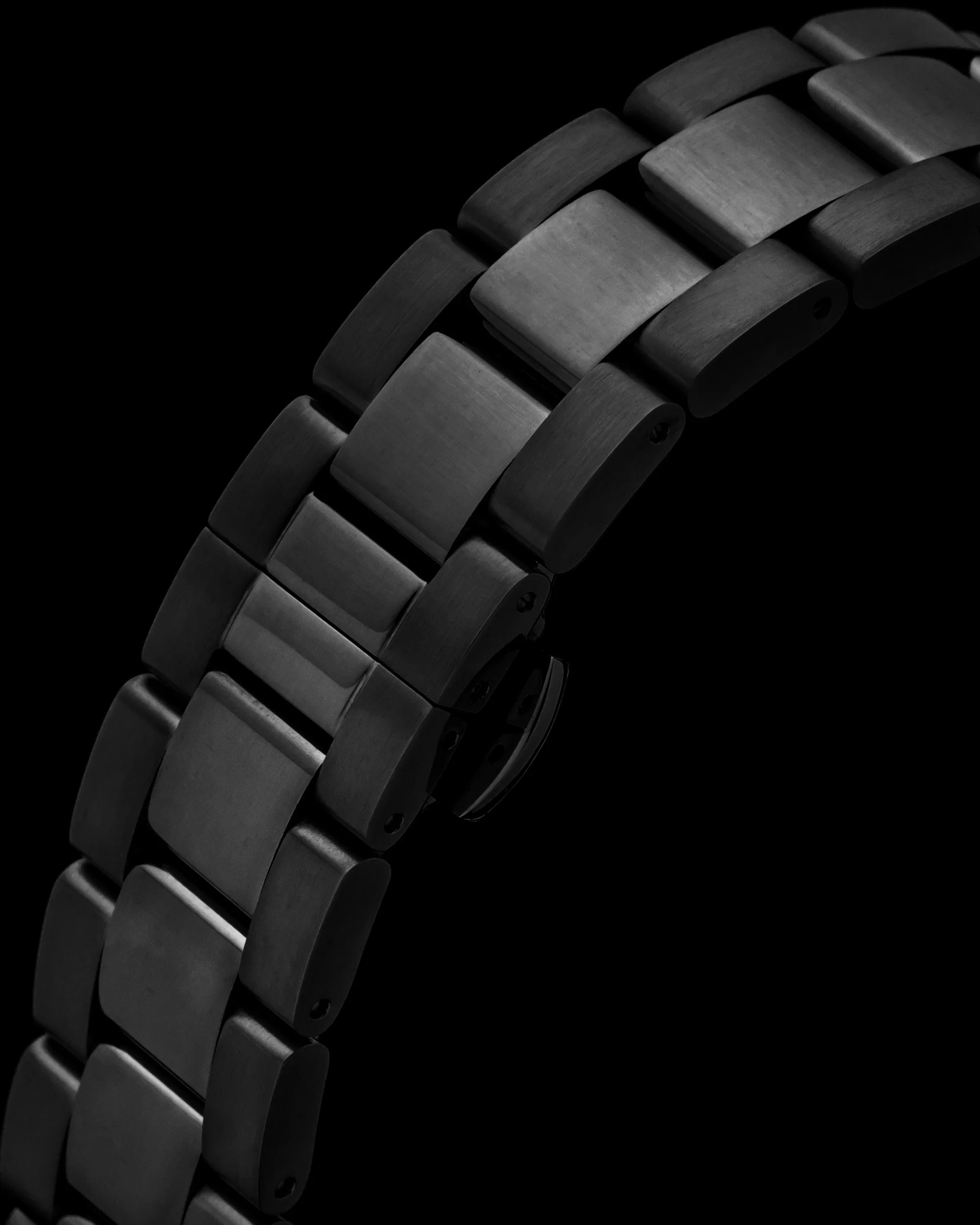 Tomaz Men's Watch GR01BS-D9 (Black) with Purple Navy White Swarovski (Black Stainless Steel) - Image 6