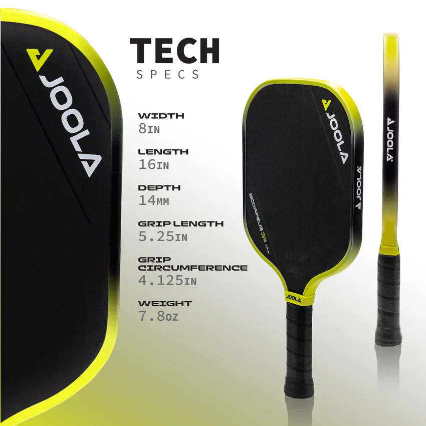 Joola Anna Bright Scorpeus 3S Pickleball Paddle - Image 10