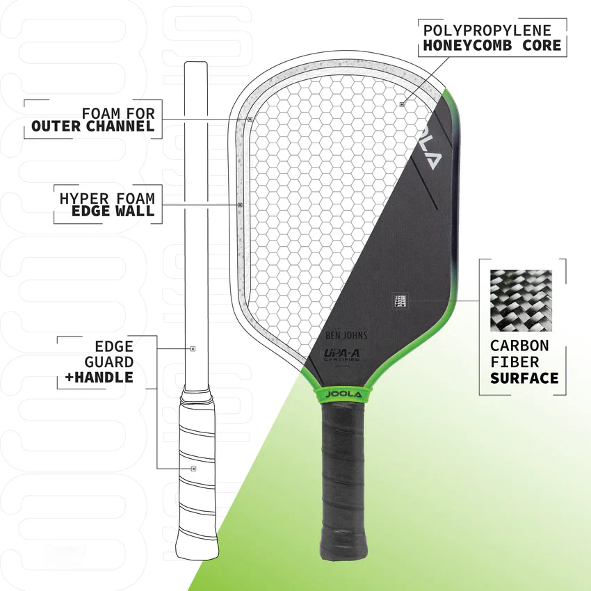 Joola Ben Johns Hyperion 3S Pickleball Paddle - Image 9