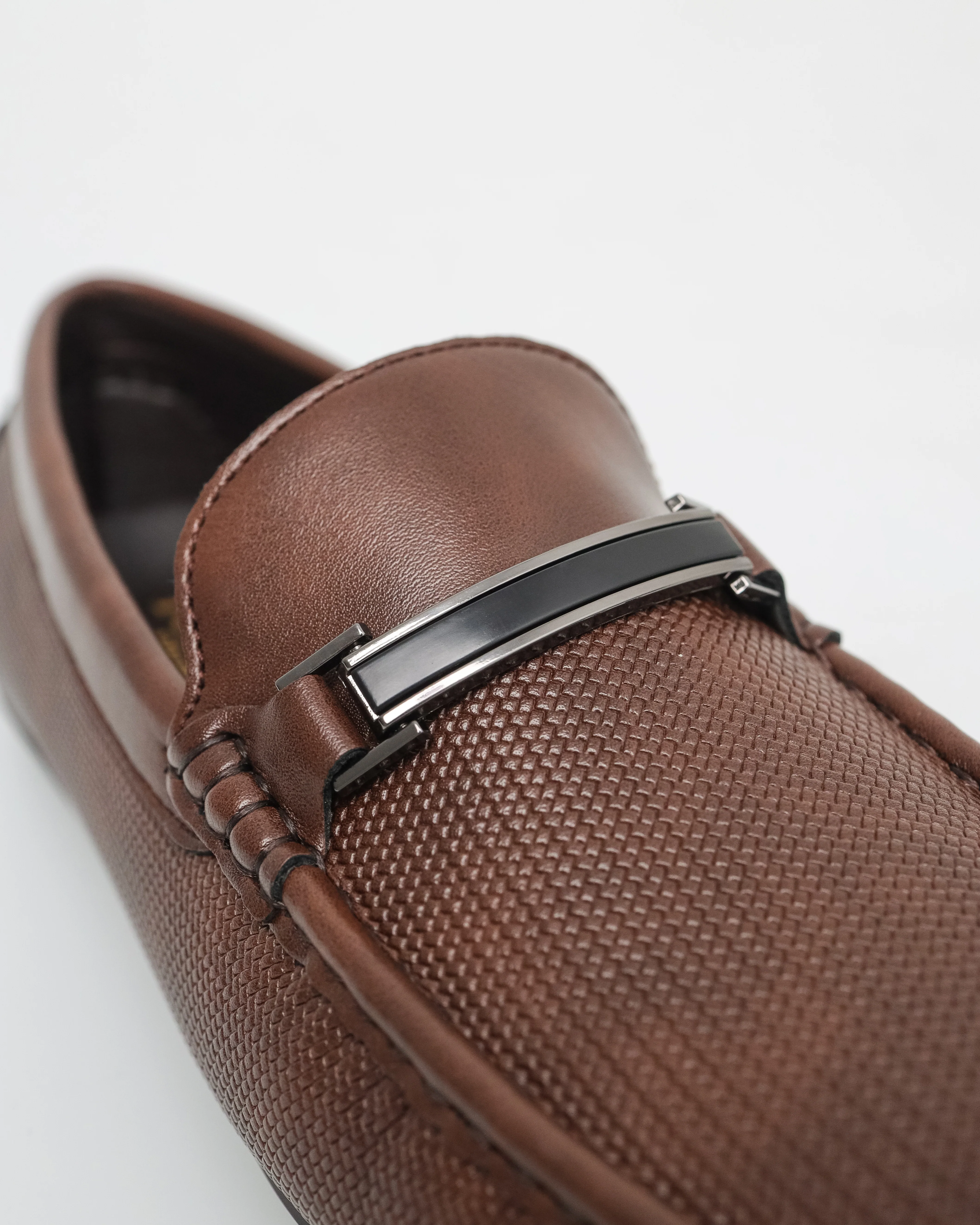 Tomaz C615 Men's Black Streamline Buckle Moccasins - Image 12