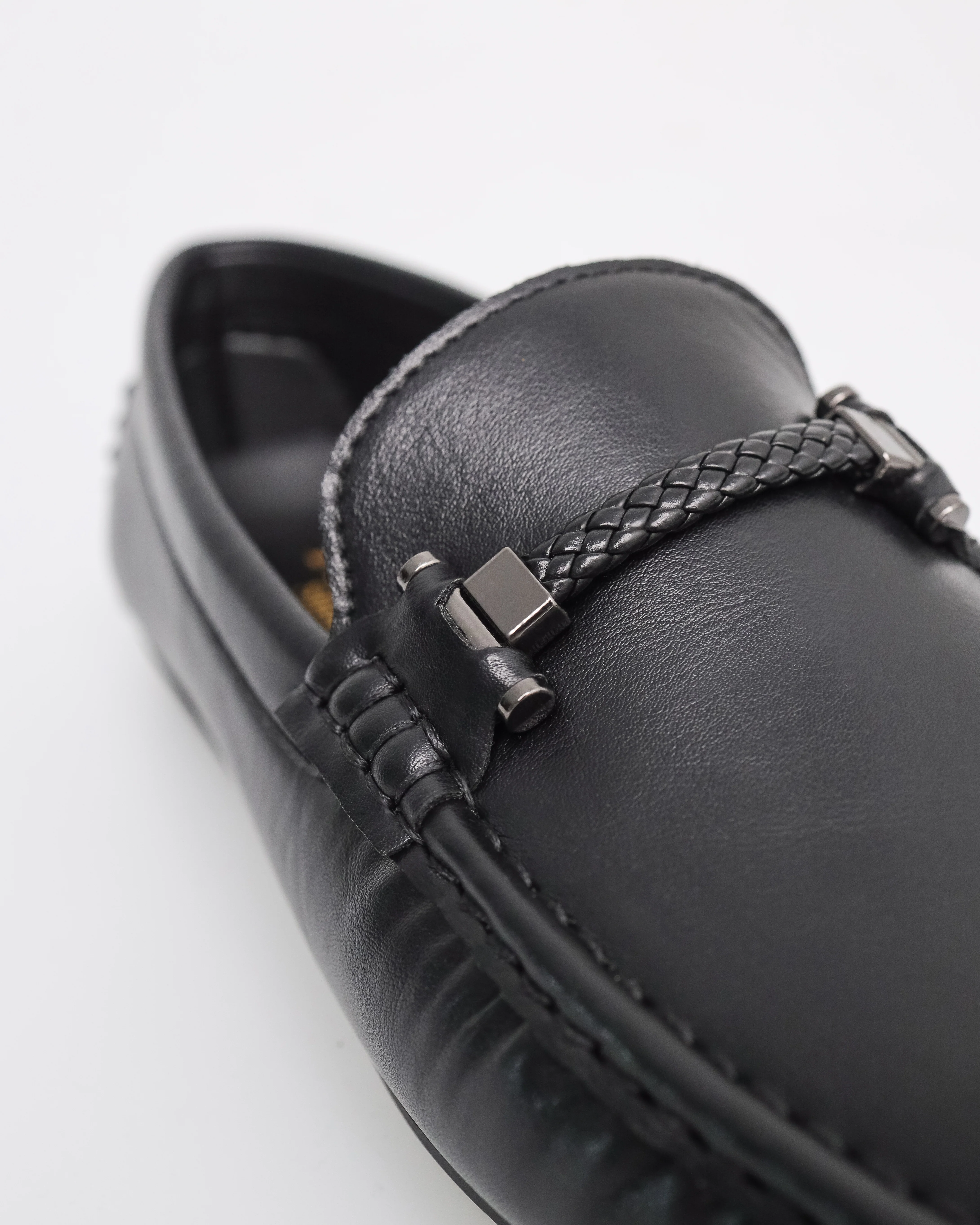 Tomaz C620 Men's Knit Accent Buckle Moccasins - Image 4