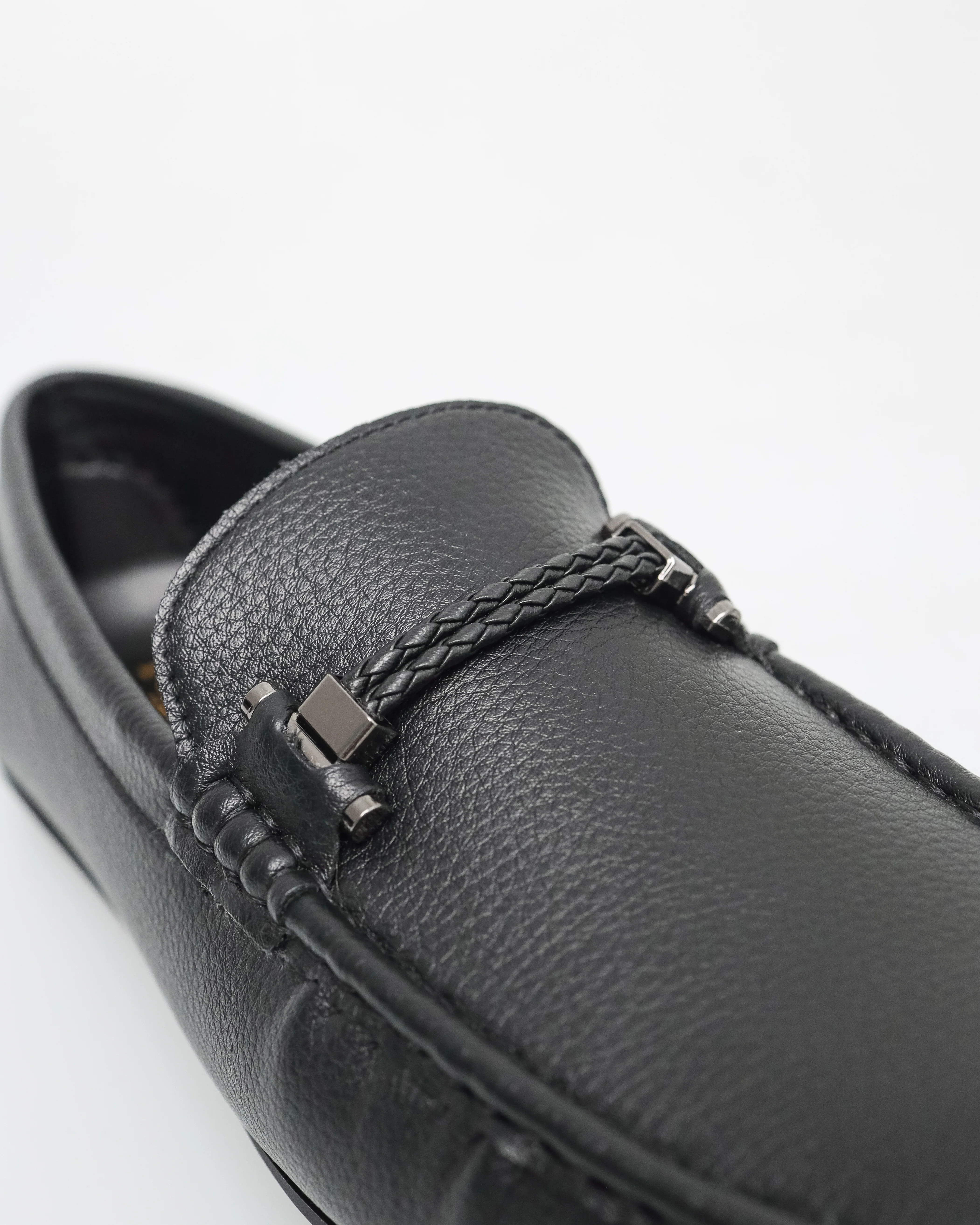 Tomaz C621 Men's Braided Metal Buckle Moccasins - Image 4