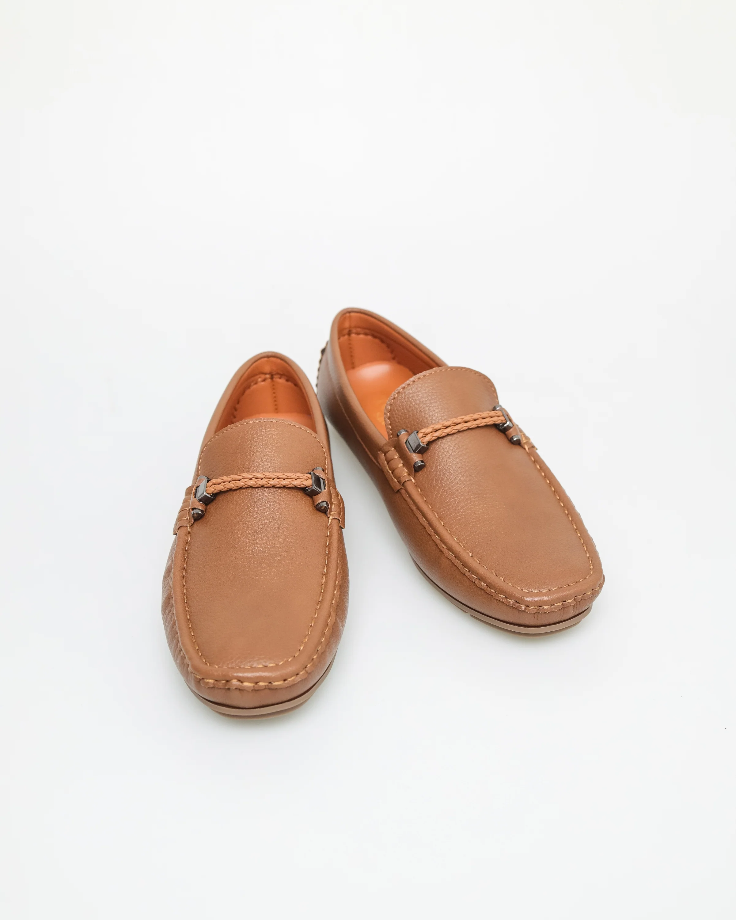 Tomaz C621 Men's Braided Metal Buckle Moccasins - Image 6