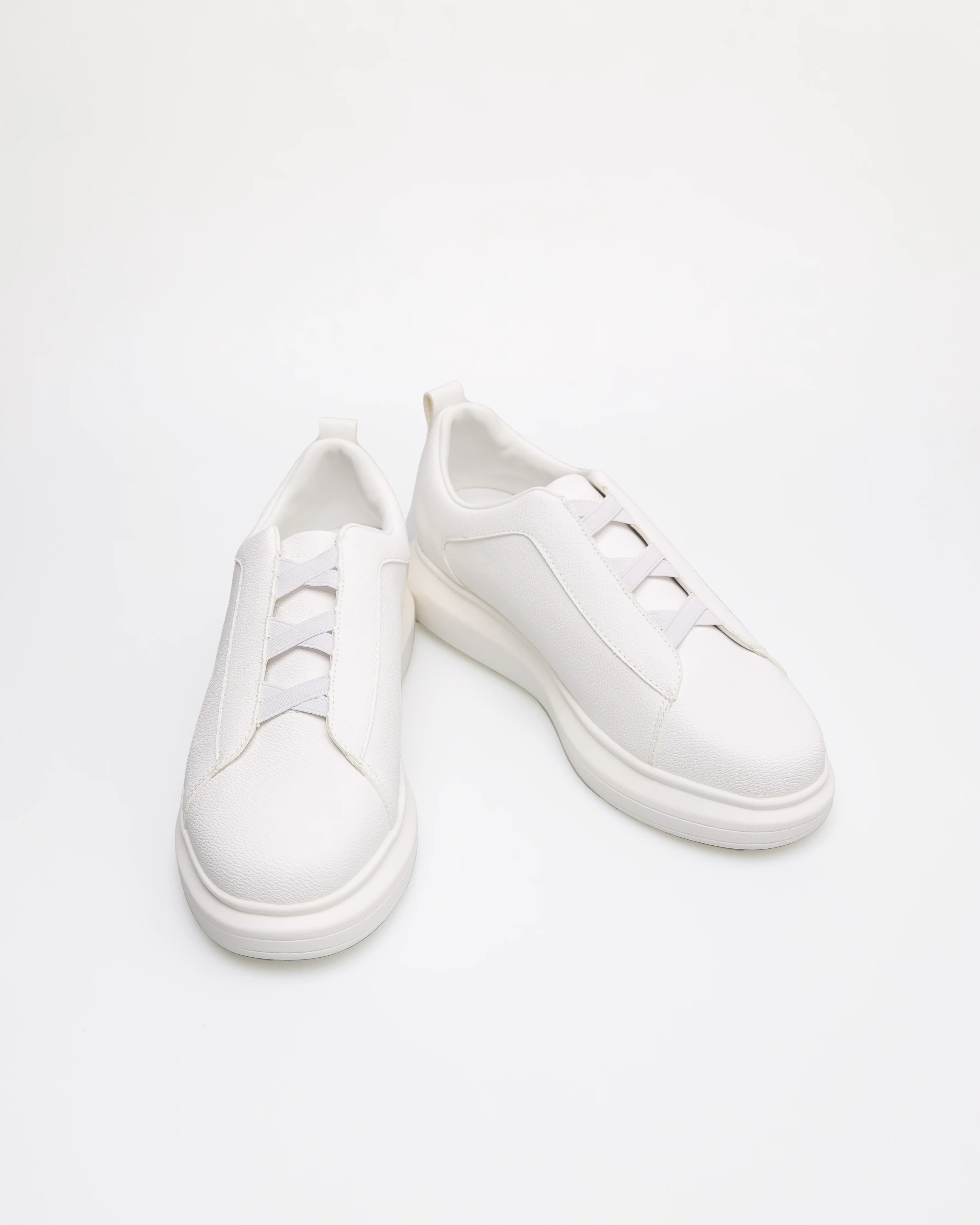 Tomaz C676W Ladies Plain X-Strap Sneakers - Image 6
