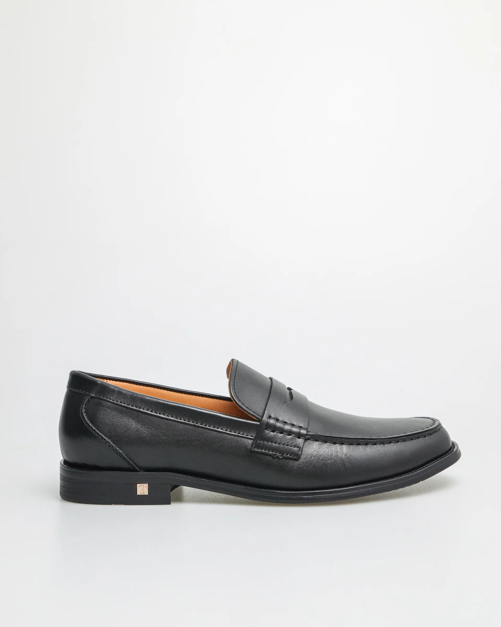 Tomaz F180 Men's Formal Penny Loafers (Black)