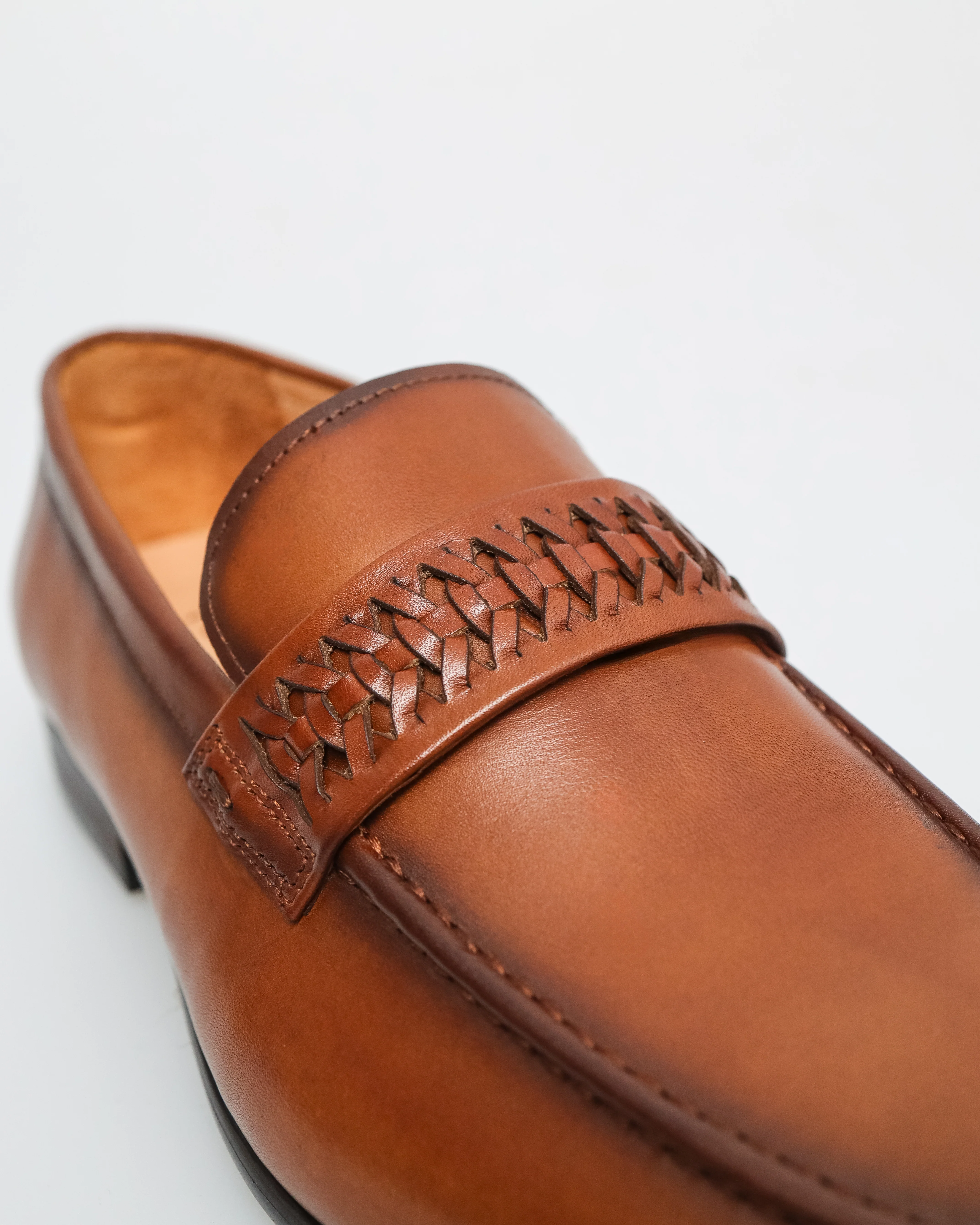 Tomaz F357 Men's Intrecciato Charm Loafers - Image 8