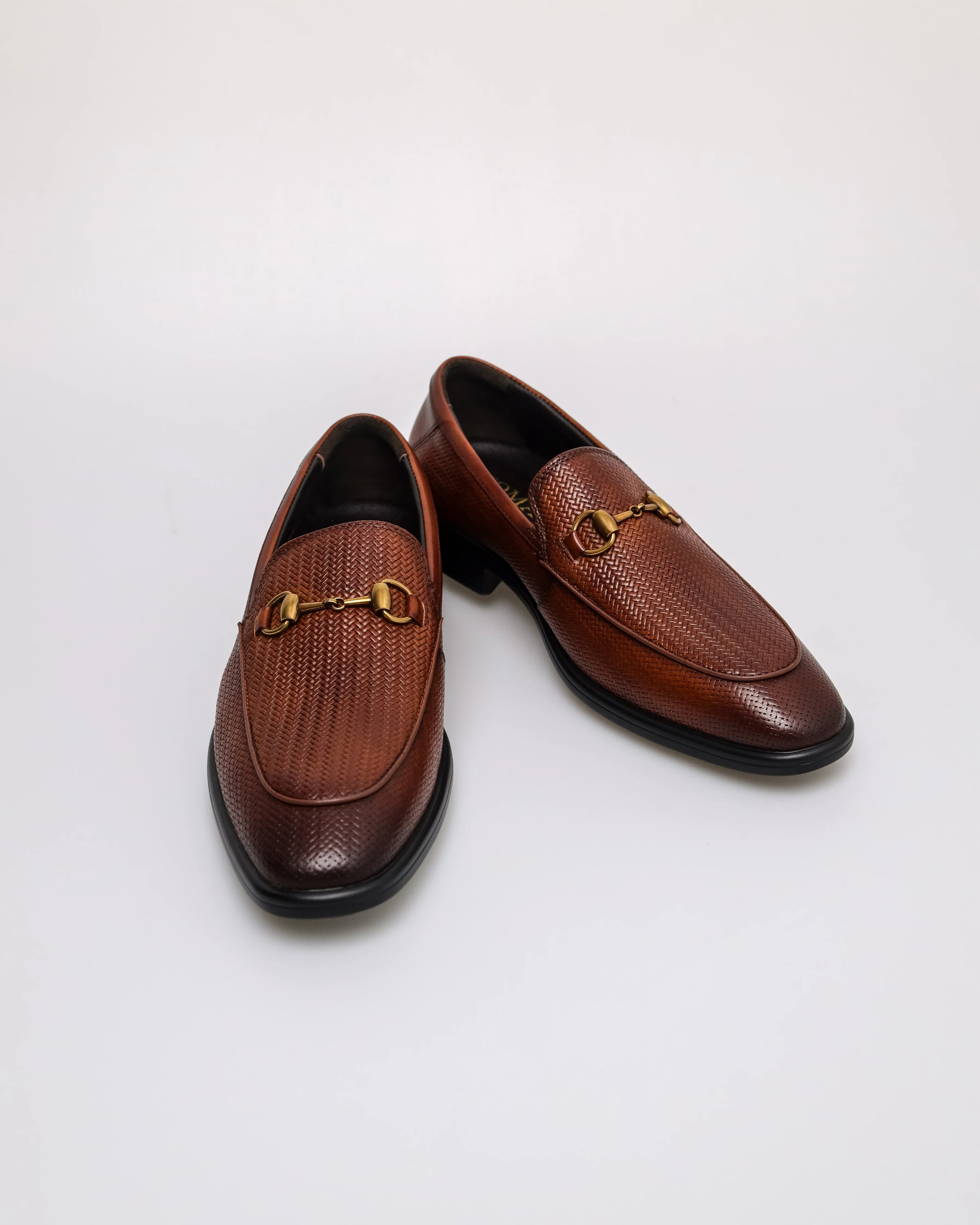 Tomaz F428 Men's Woven Horsebit Loafers - Image 2