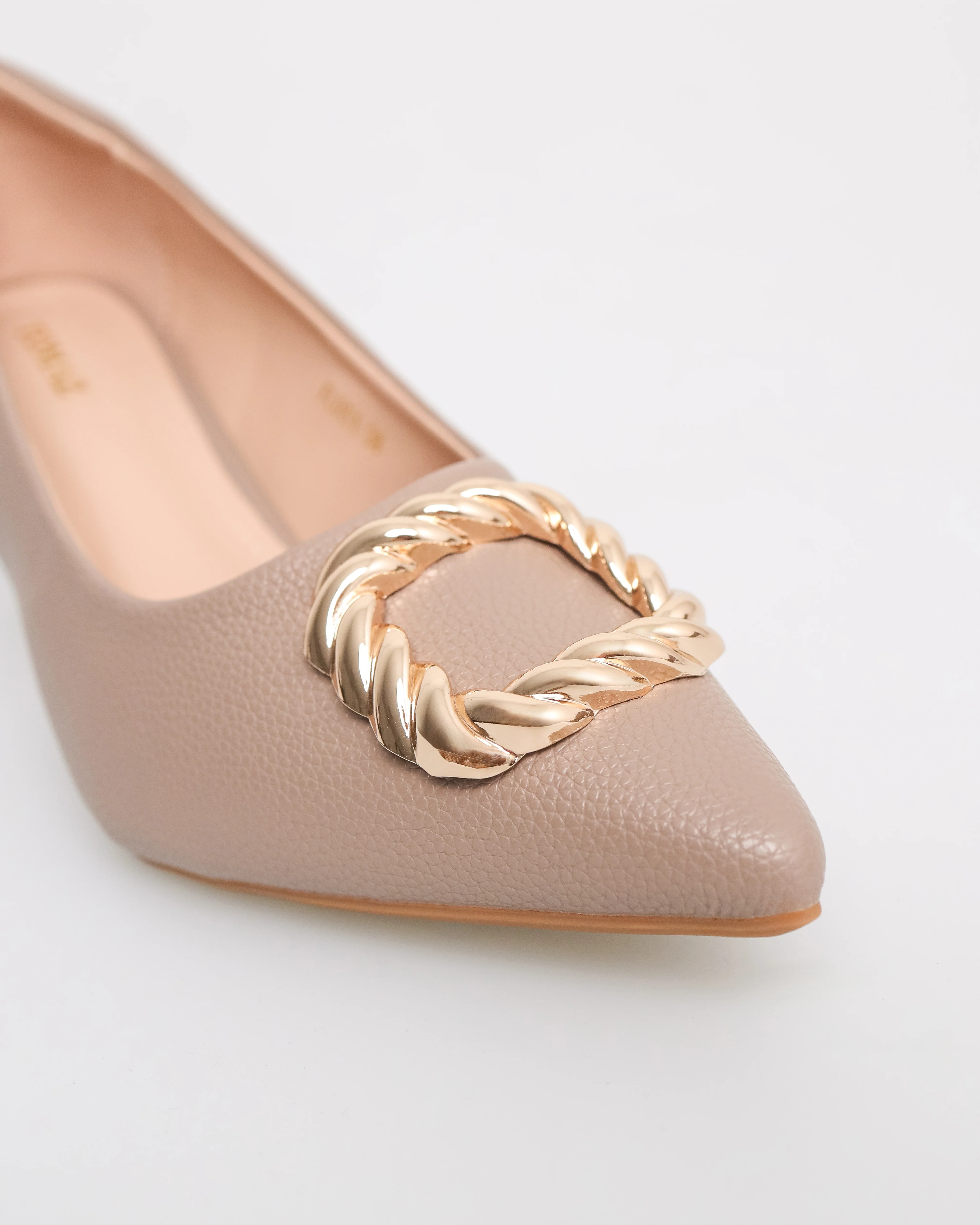 Tomaz FL051 Ladies Gold Crusted Heels - Image 16