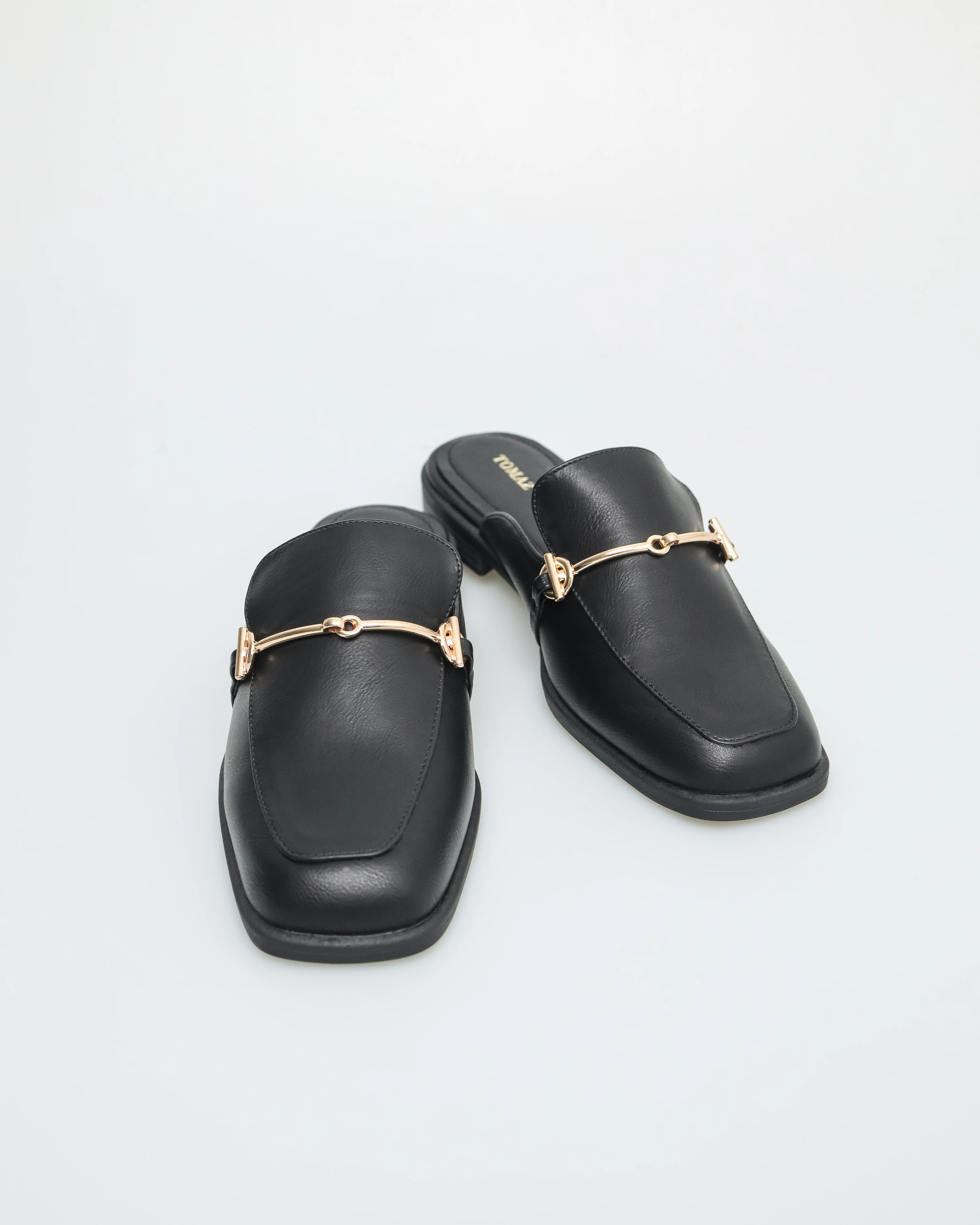 Tomaz FL061 Ladies Buckle Mules - Image 2