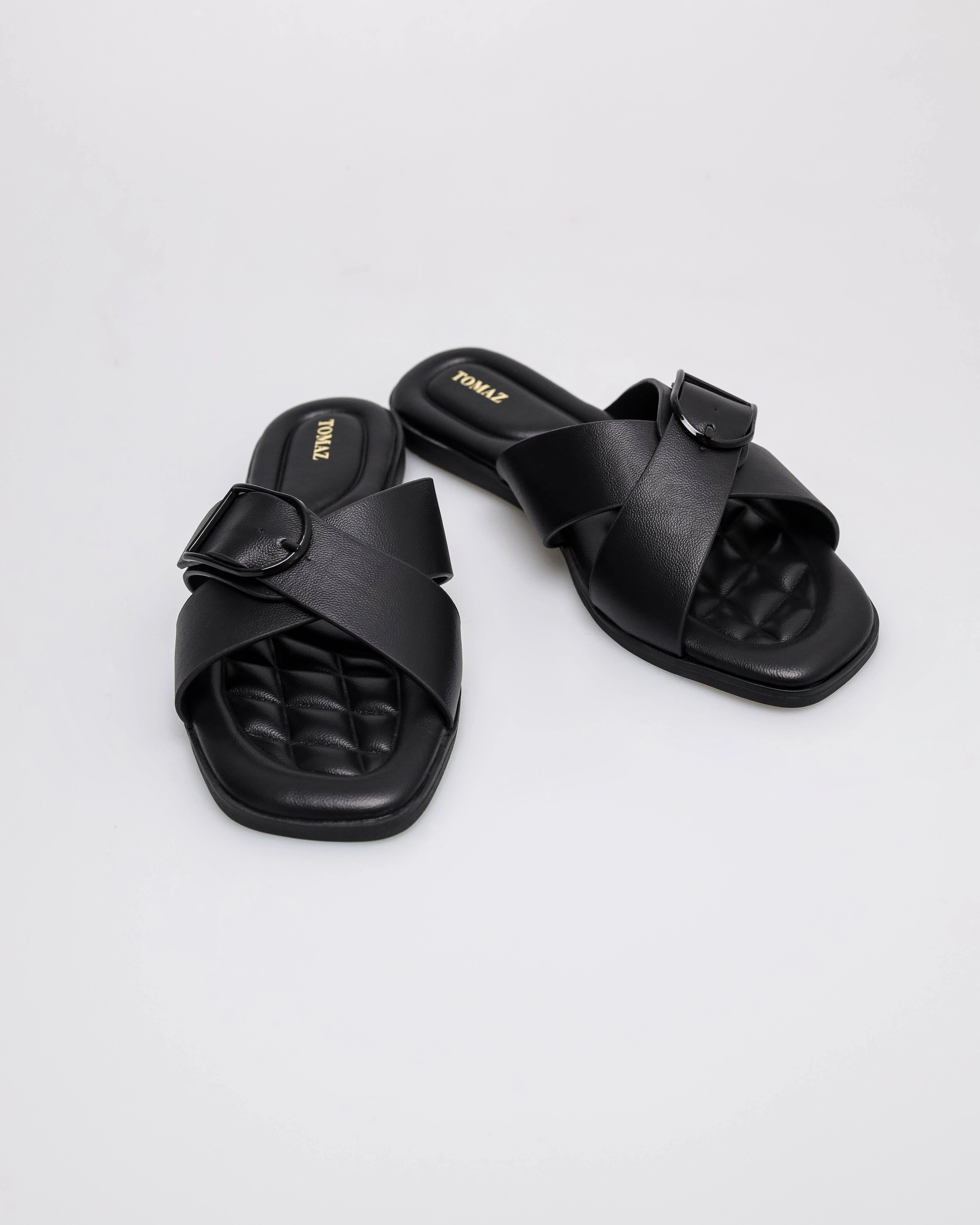 Tomaz FL161 Ladies Squared Cross Sandal - Image 2