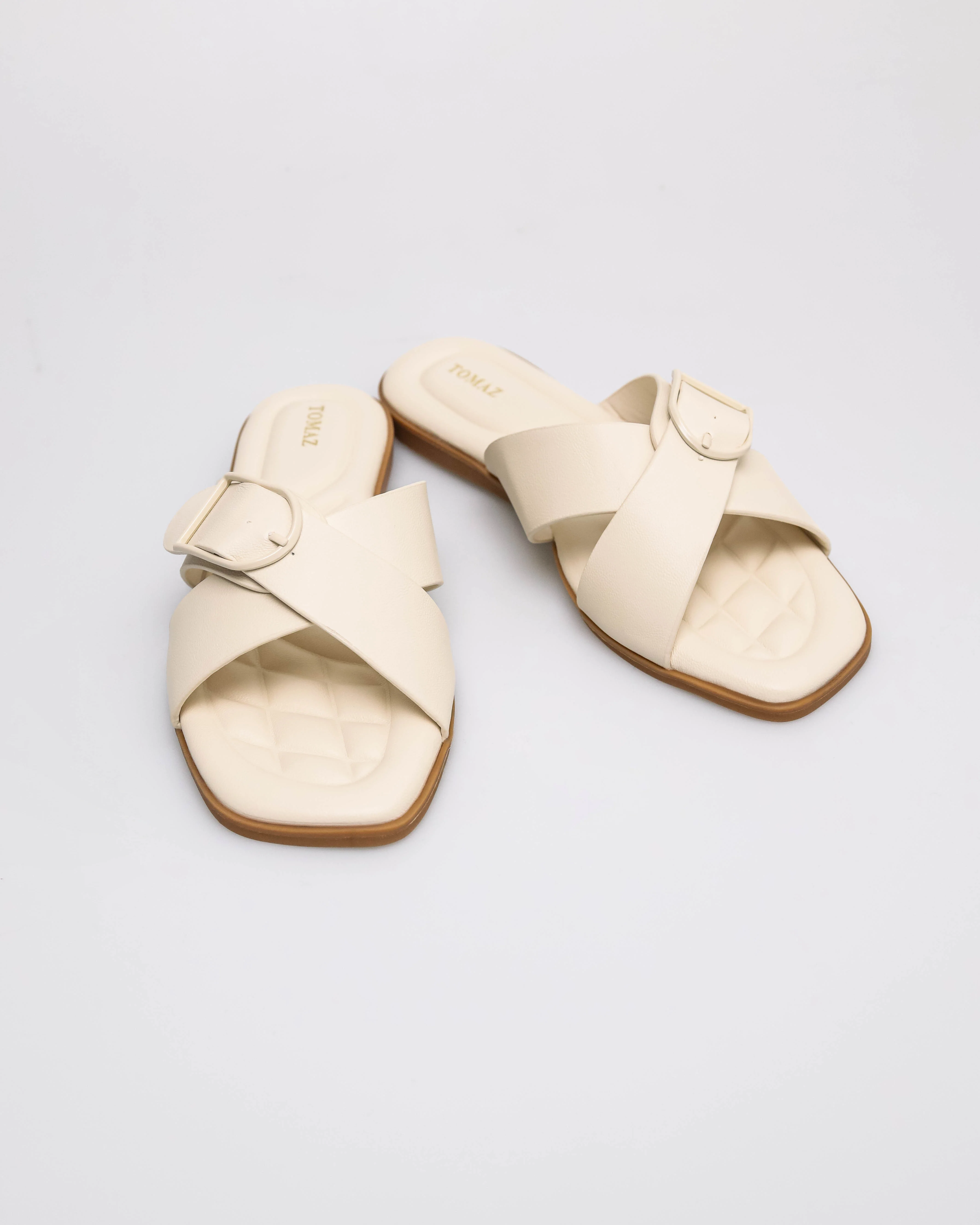 Tomaz FL161 Ladies Squared Cross Sandal - Image 6