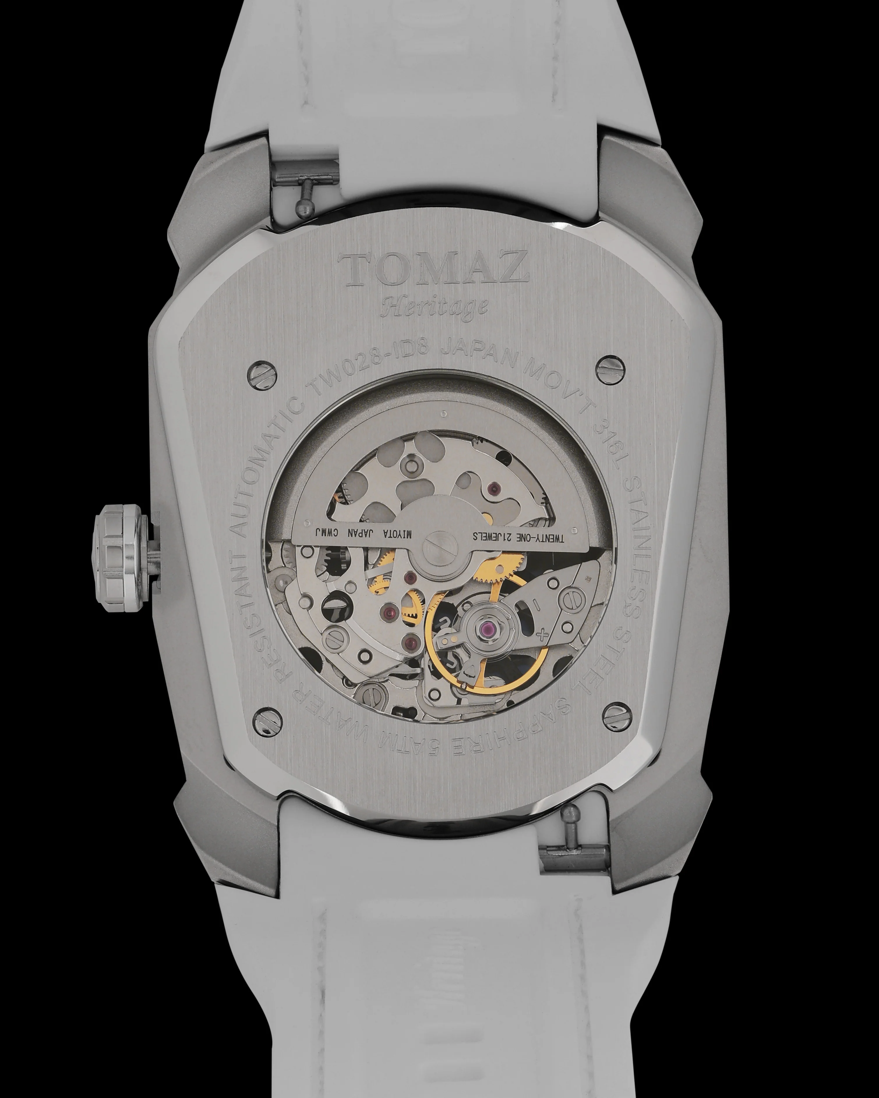 Tomaz GT Dragon Tiger TW028-ID8 Watch β Leather Hybrid Strap - Image 2