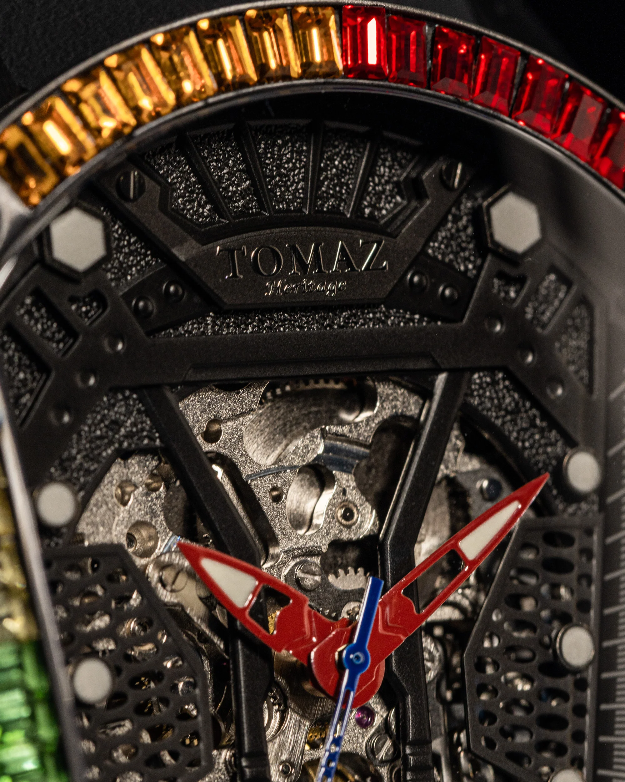 Tomaz GT Skeleton TW028-D11 Crystal Watch – Comfort Strap - Image 3