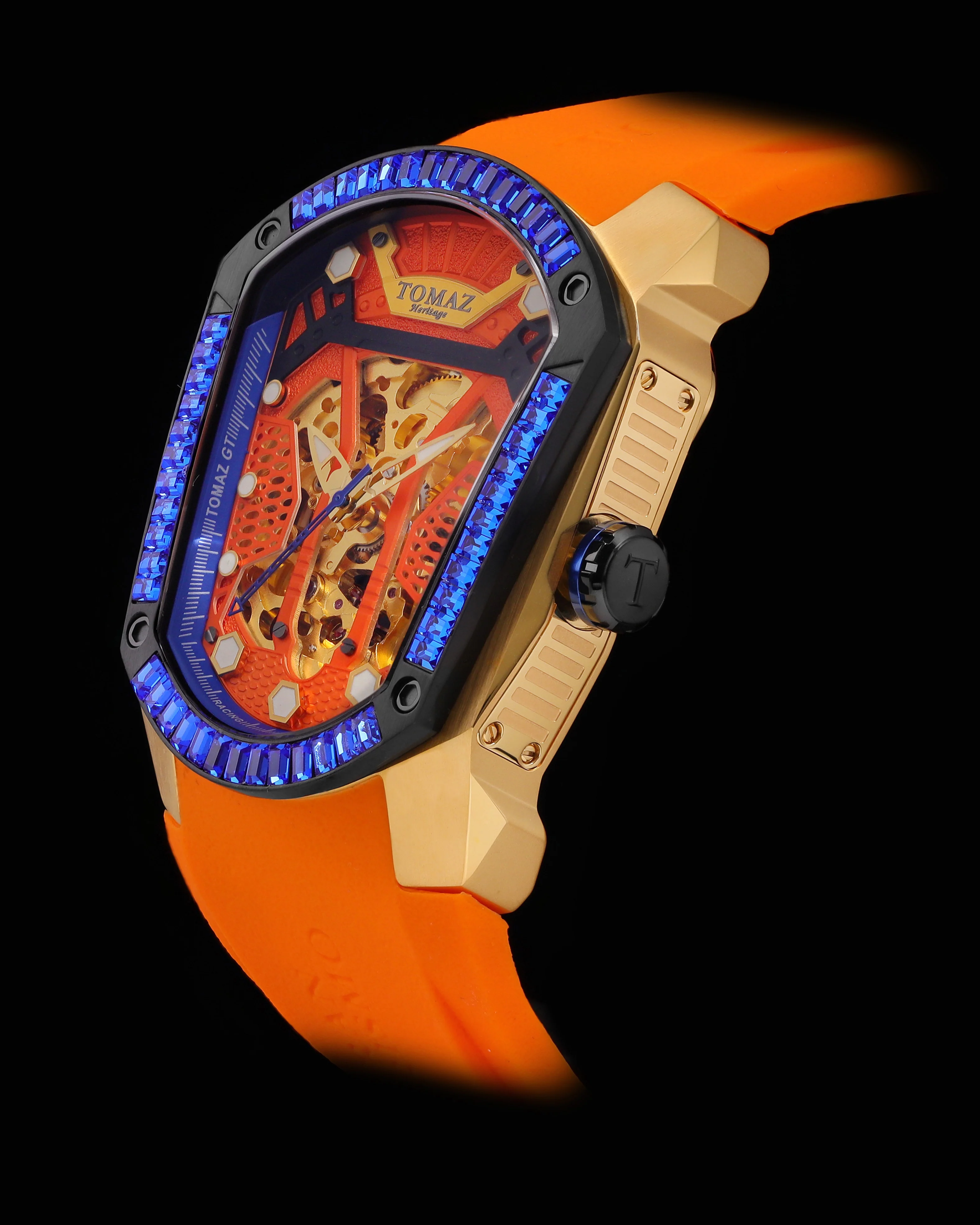 Tomaz GT Skeleton TW028-D16 Crystal Watch β Comfort Strap - Image 2