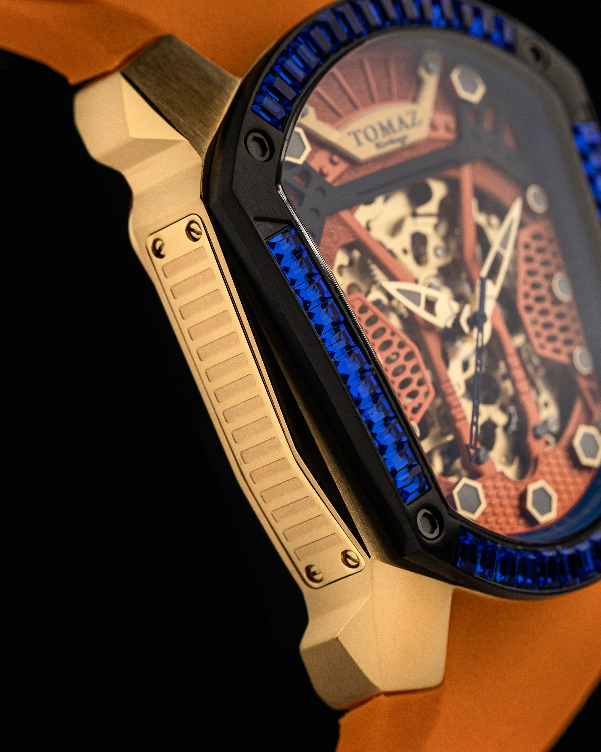 Tomaz GT Skeleton TW028-D16 Crystal Watch β Comfort Strap - Image 3