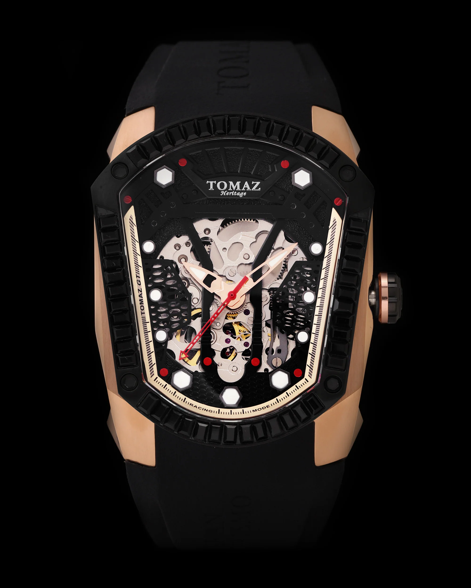 Tomaz GT Skeleton TW028-D8 Crystal Watch – Comfort Strap