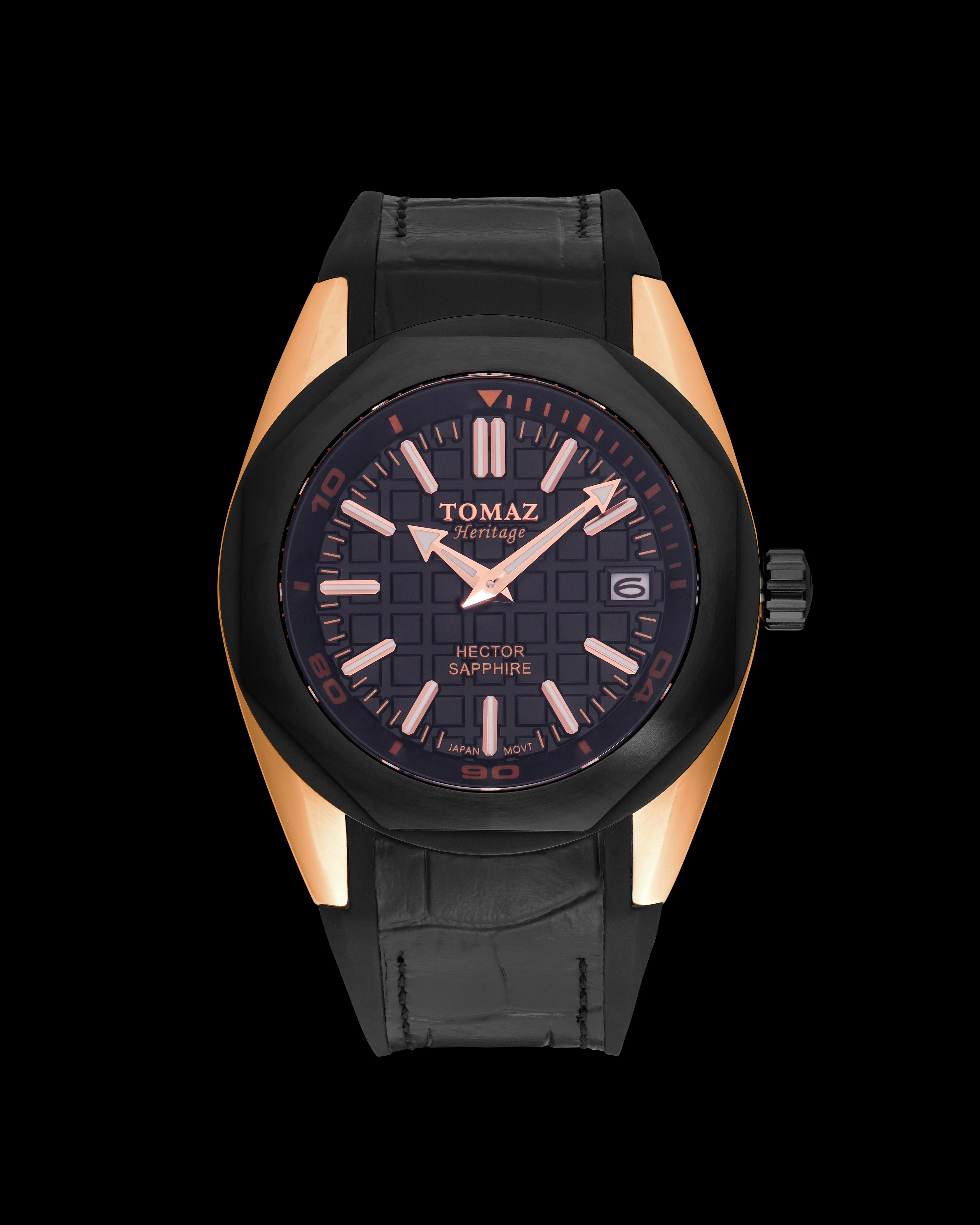 Tomaz Hector GR04-HD1 Japan Movement Comfortable Strap Watch
