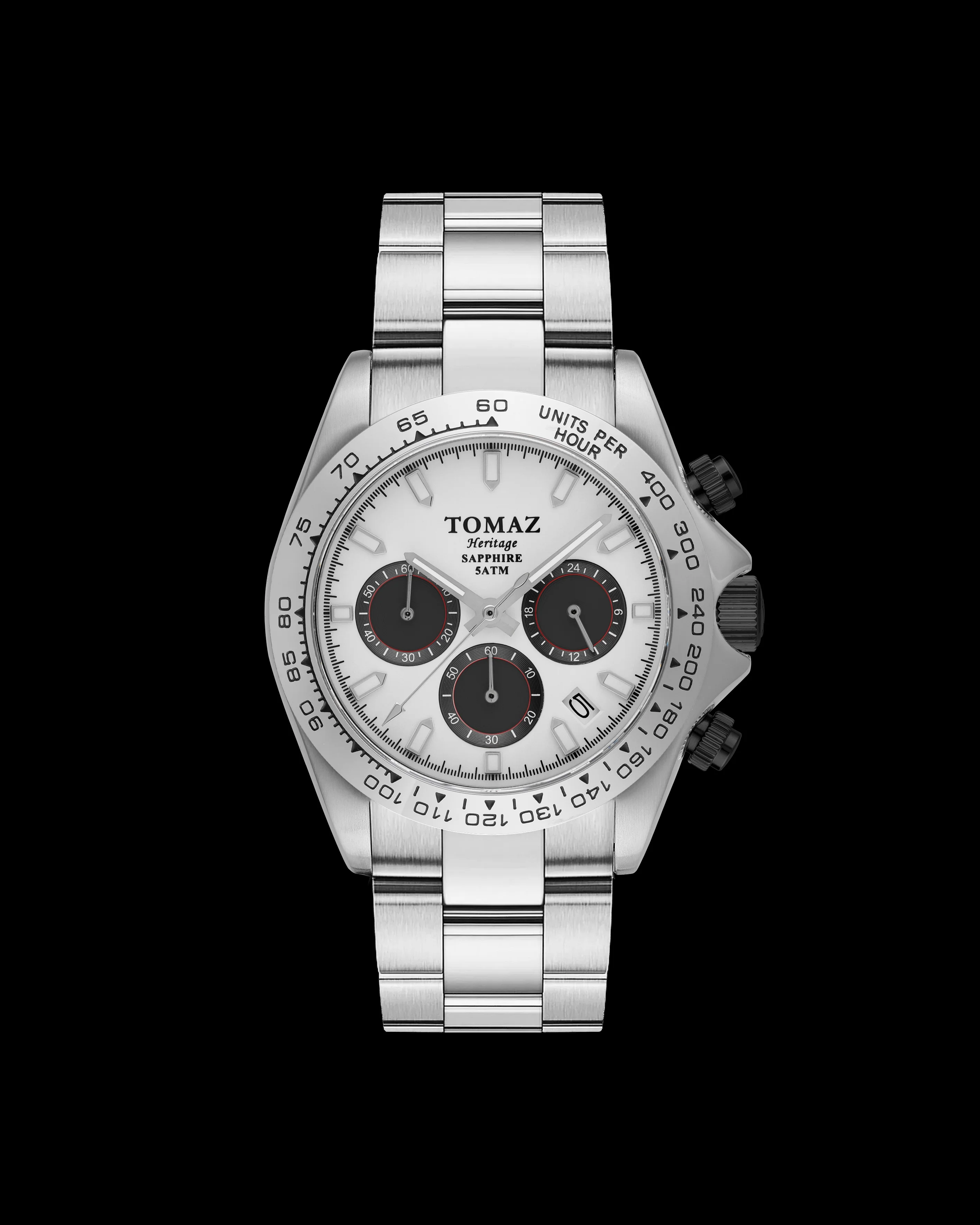 Tomaz Heritage GR02-DD3 Elegant Stainless-Steel Strap