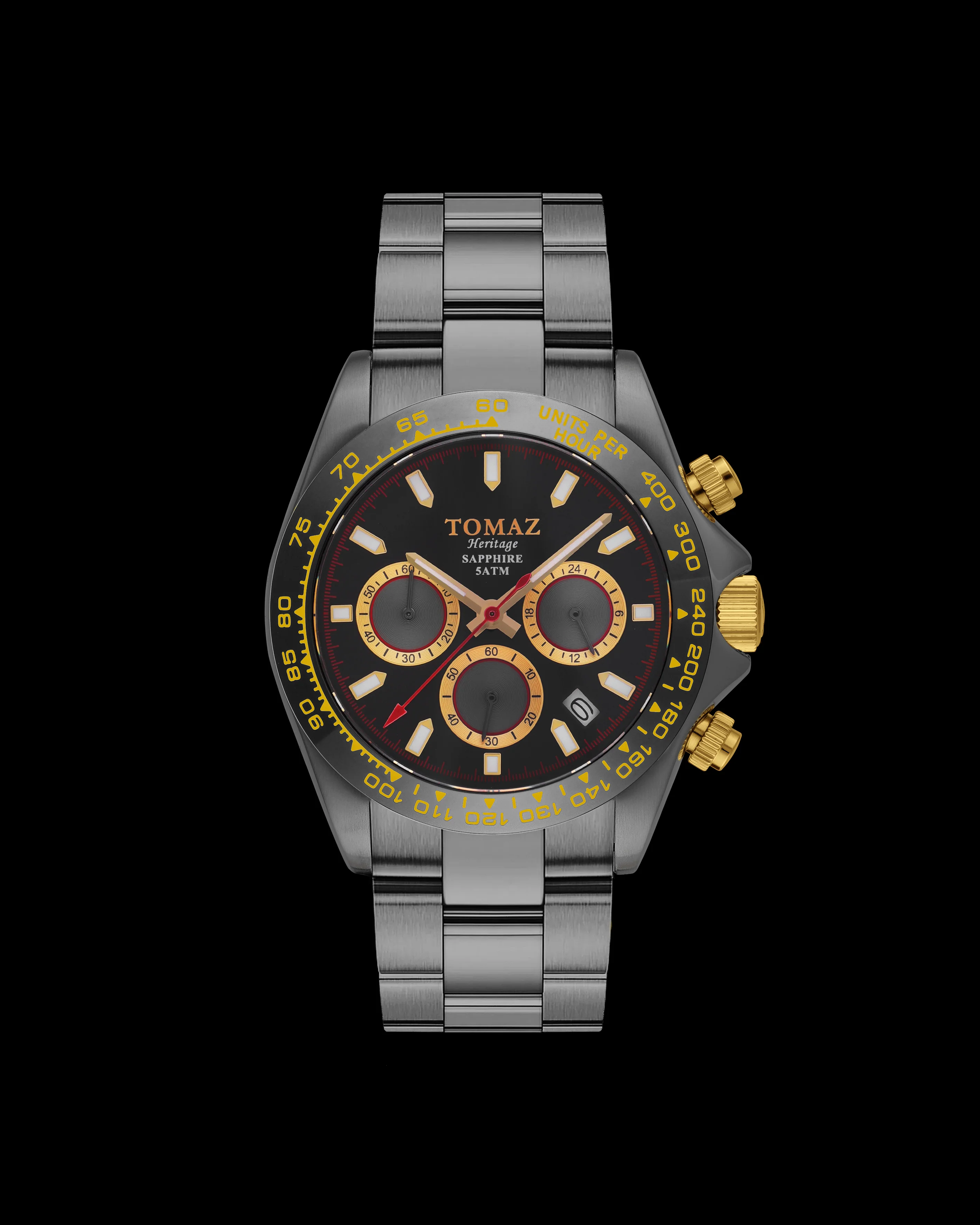 Tomaz Heritage GR02-DD4 Elegant Stainless-Steel Strap