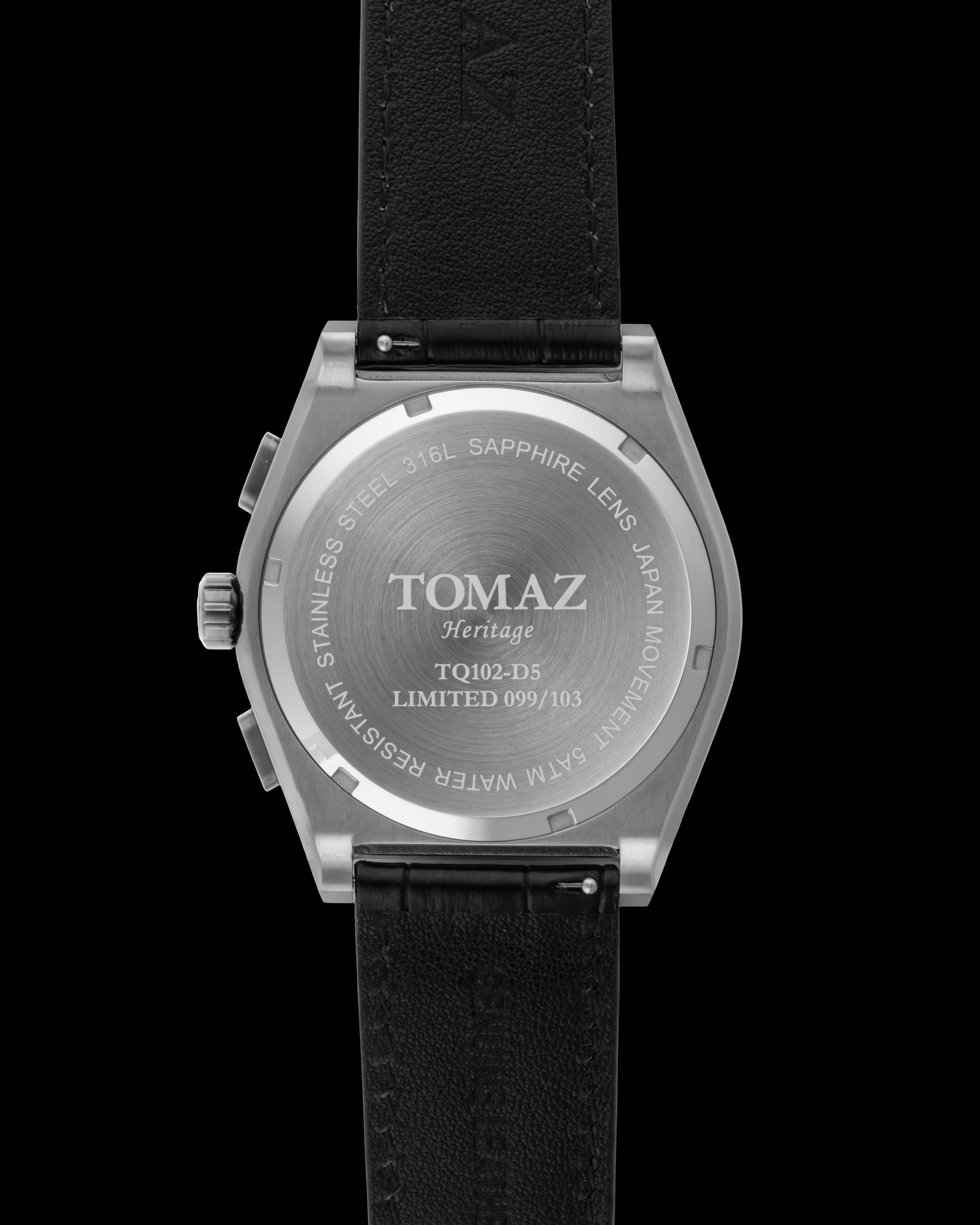 Tomaz Jezper II TQ102-D5 Silver/Black Quartz Men’s Watch - Image 2