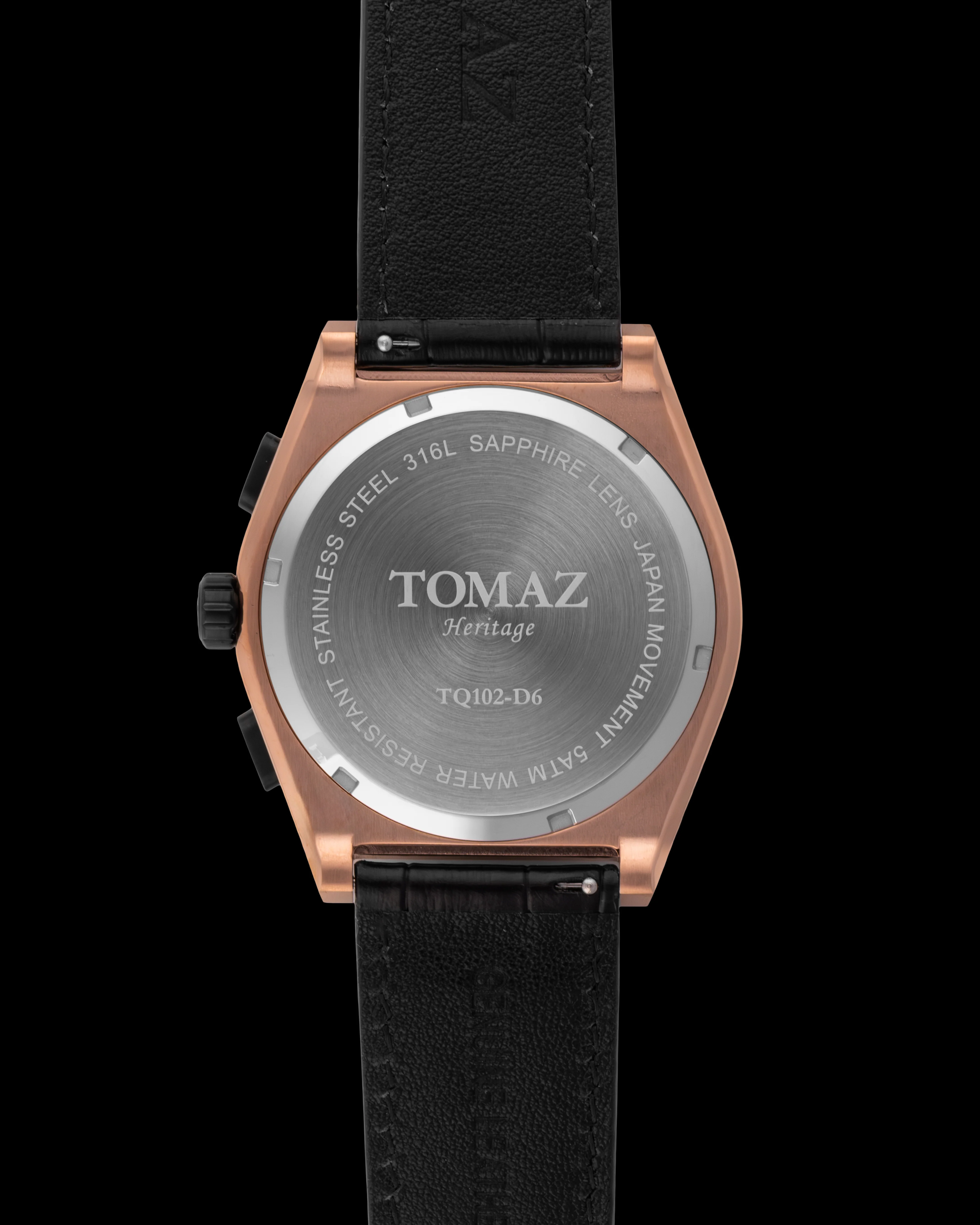 Tomaz Jezper II TQ102-D6 Rosegold/Blue/Gray Quartz Men’s Watch - Image 2