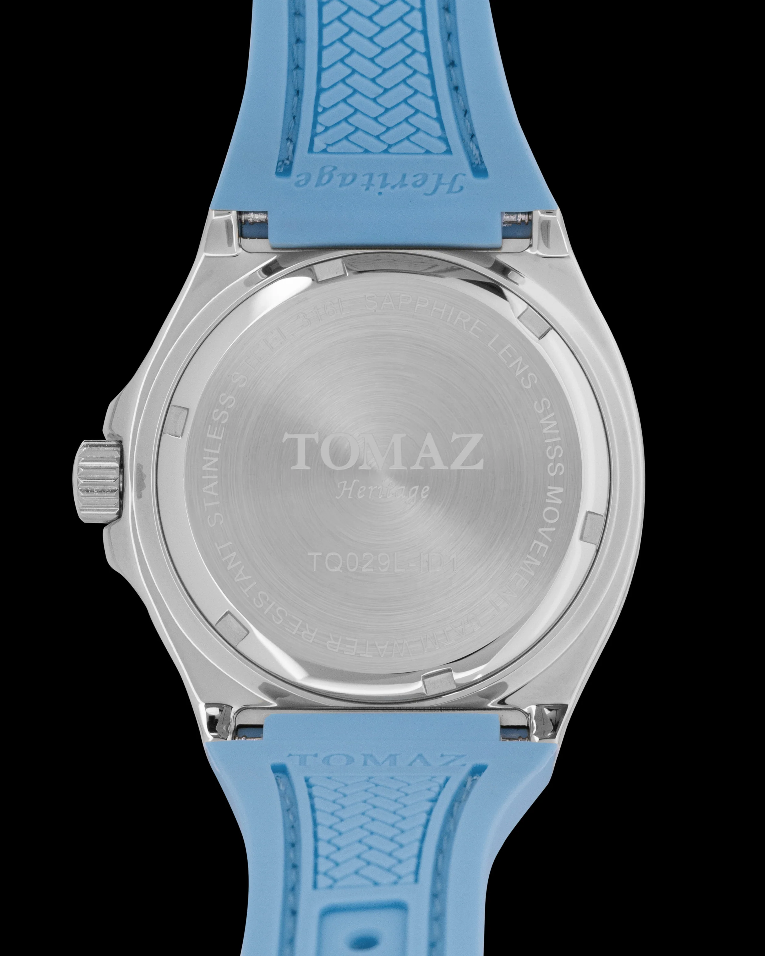 Tomaz Ladies Watch TQ029L-ID1 with Crystal and Rubber Strap - Image 2