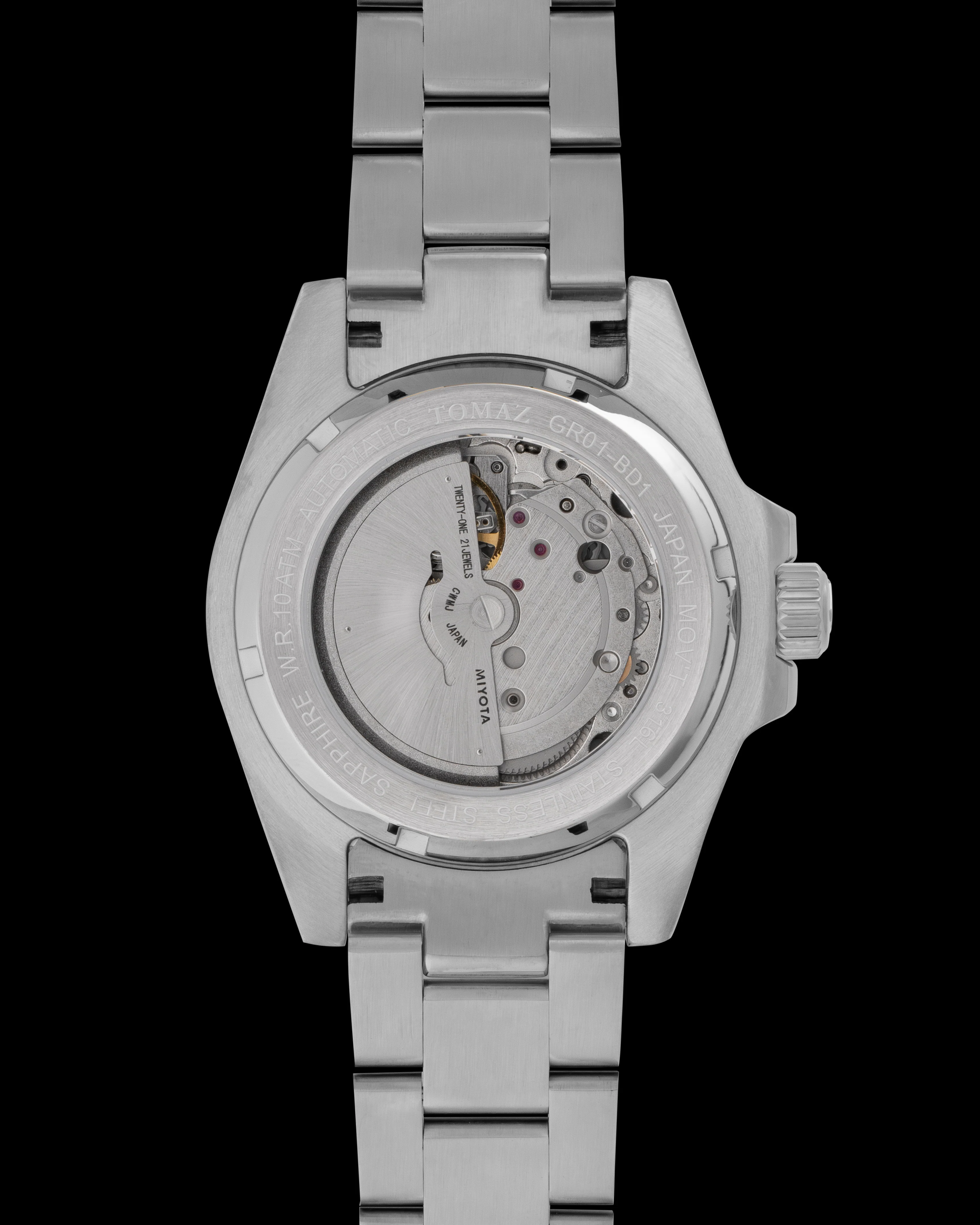 Tomaz Men's Watch GR01-BD1 with Stainless Steel Strap - Image 2
