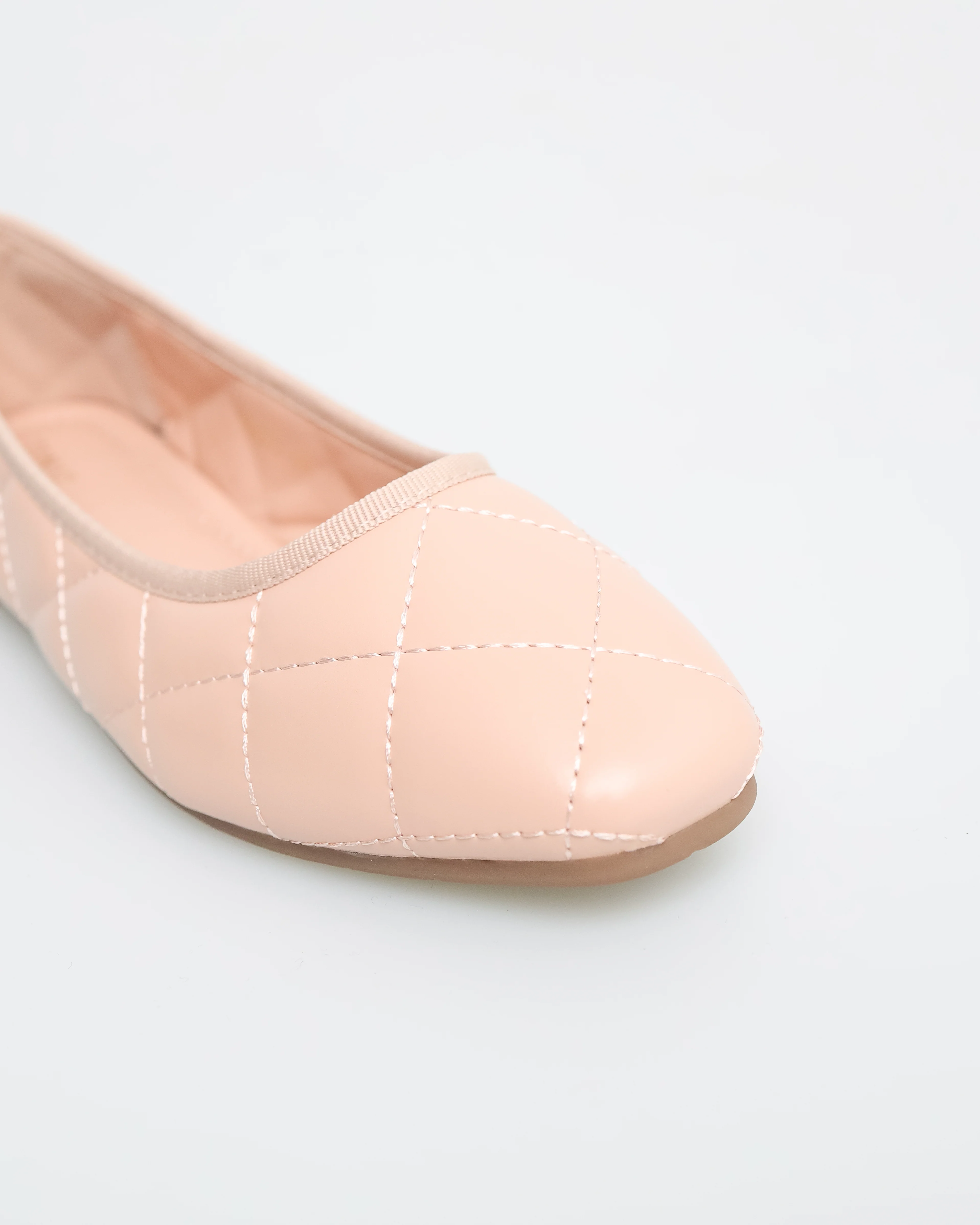 Tomaz NN252 Ladies Quilted Ballerina Flat - Image 4