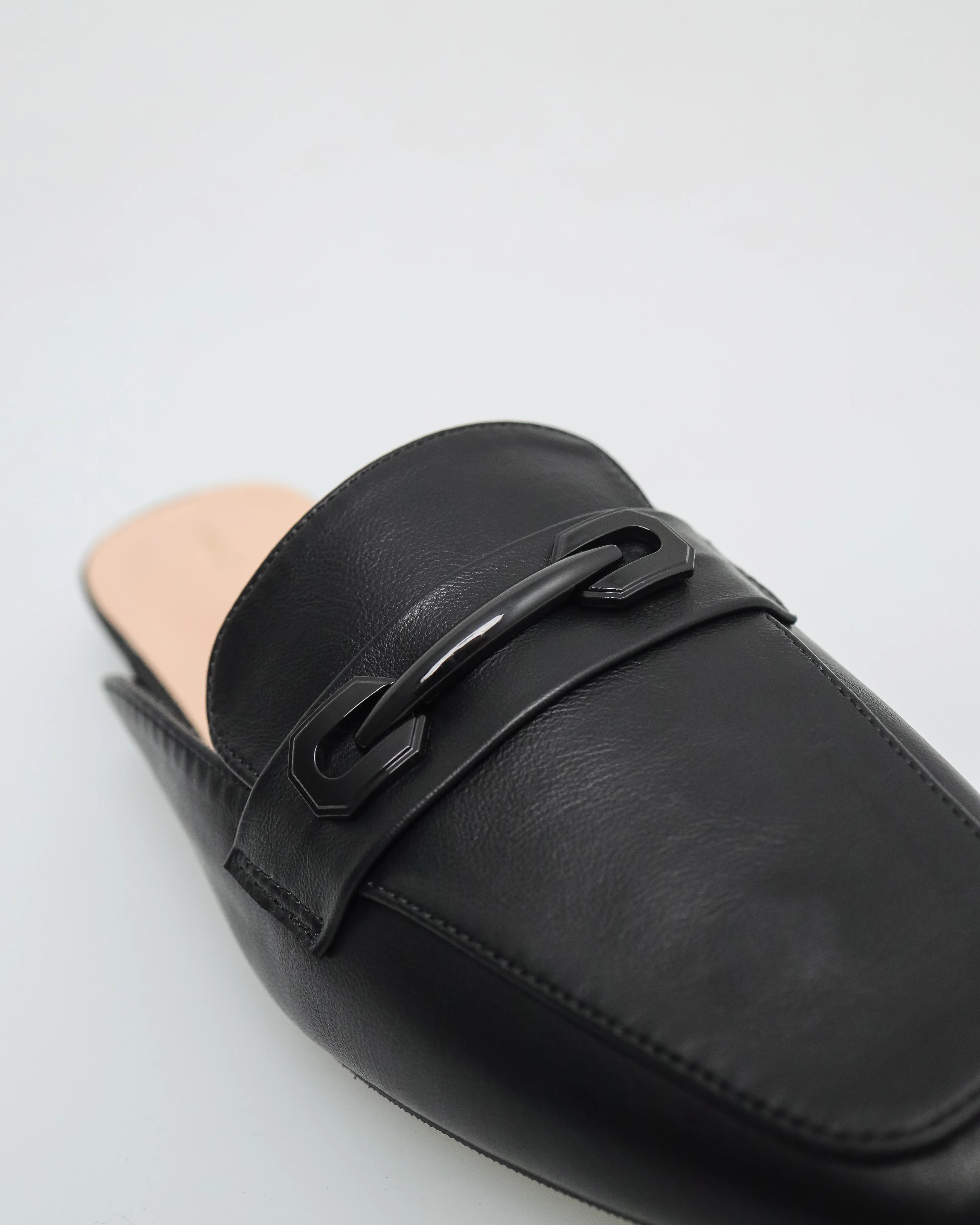 Tomaz NN259 Ladies Metal Buckle Strap Mules - Image 4