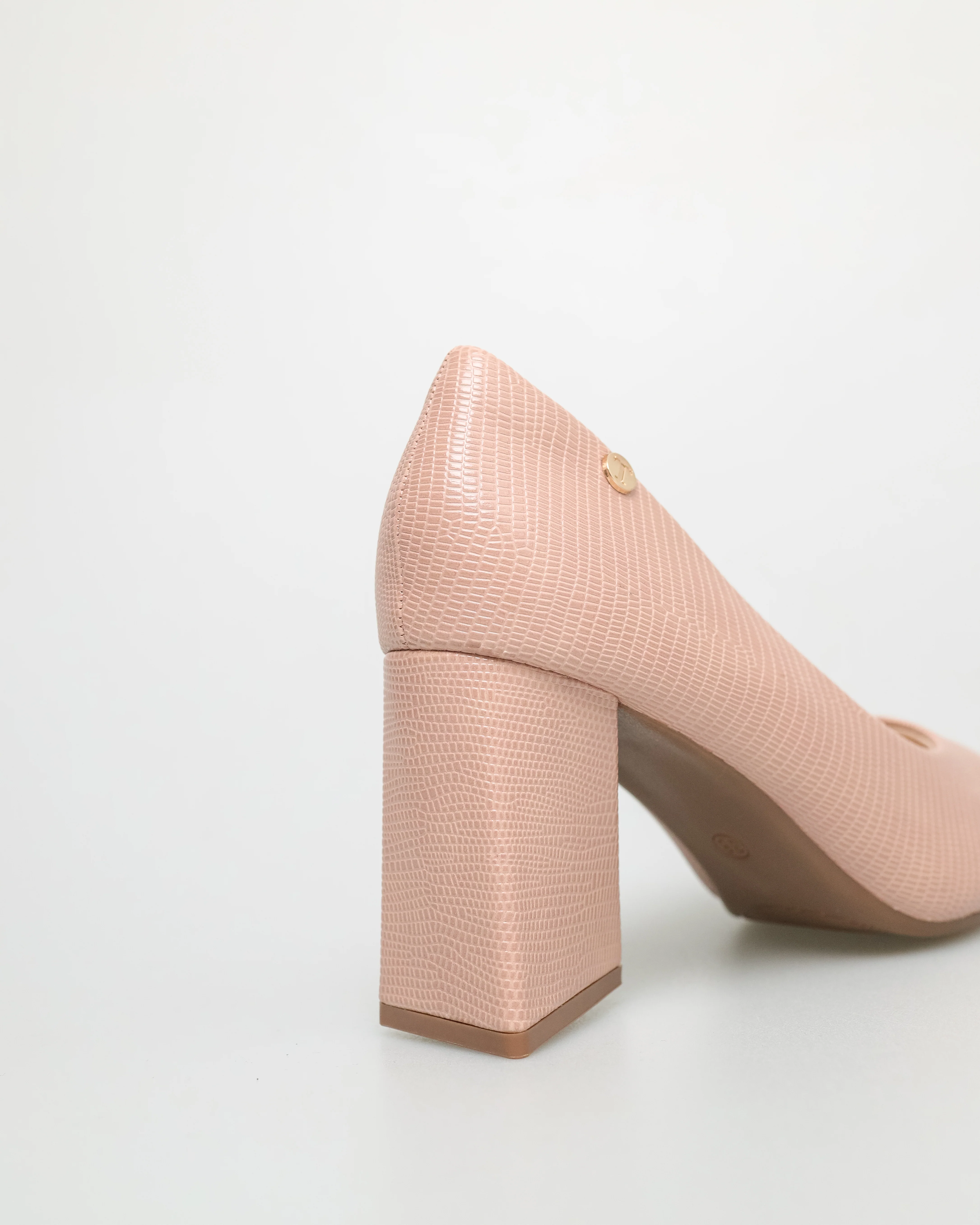 Tomaz NN318 Ladies Matte Block Heels - Image 8