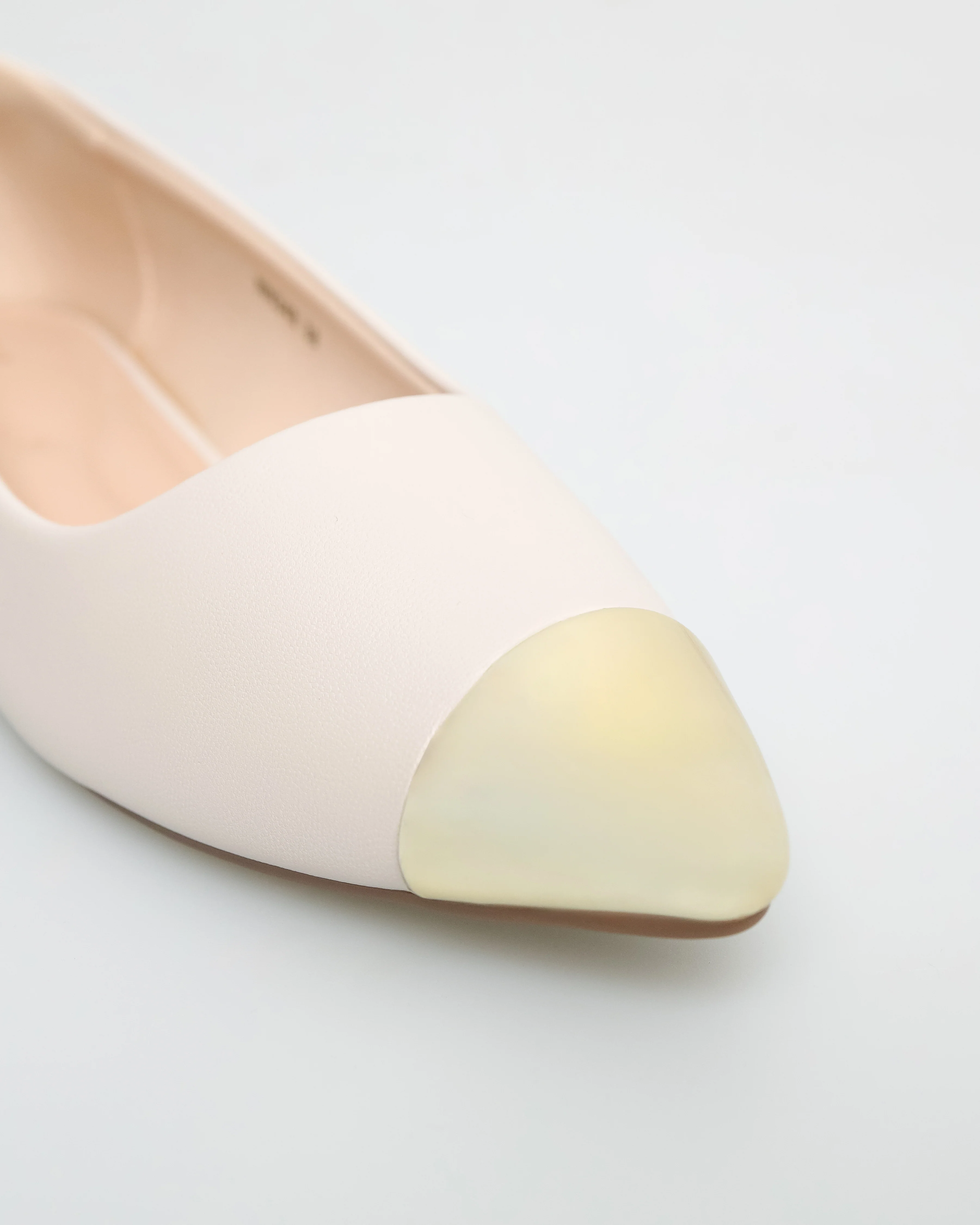 Tomaz NN348 Ladies Silver Cap Toe Flats - Image 8