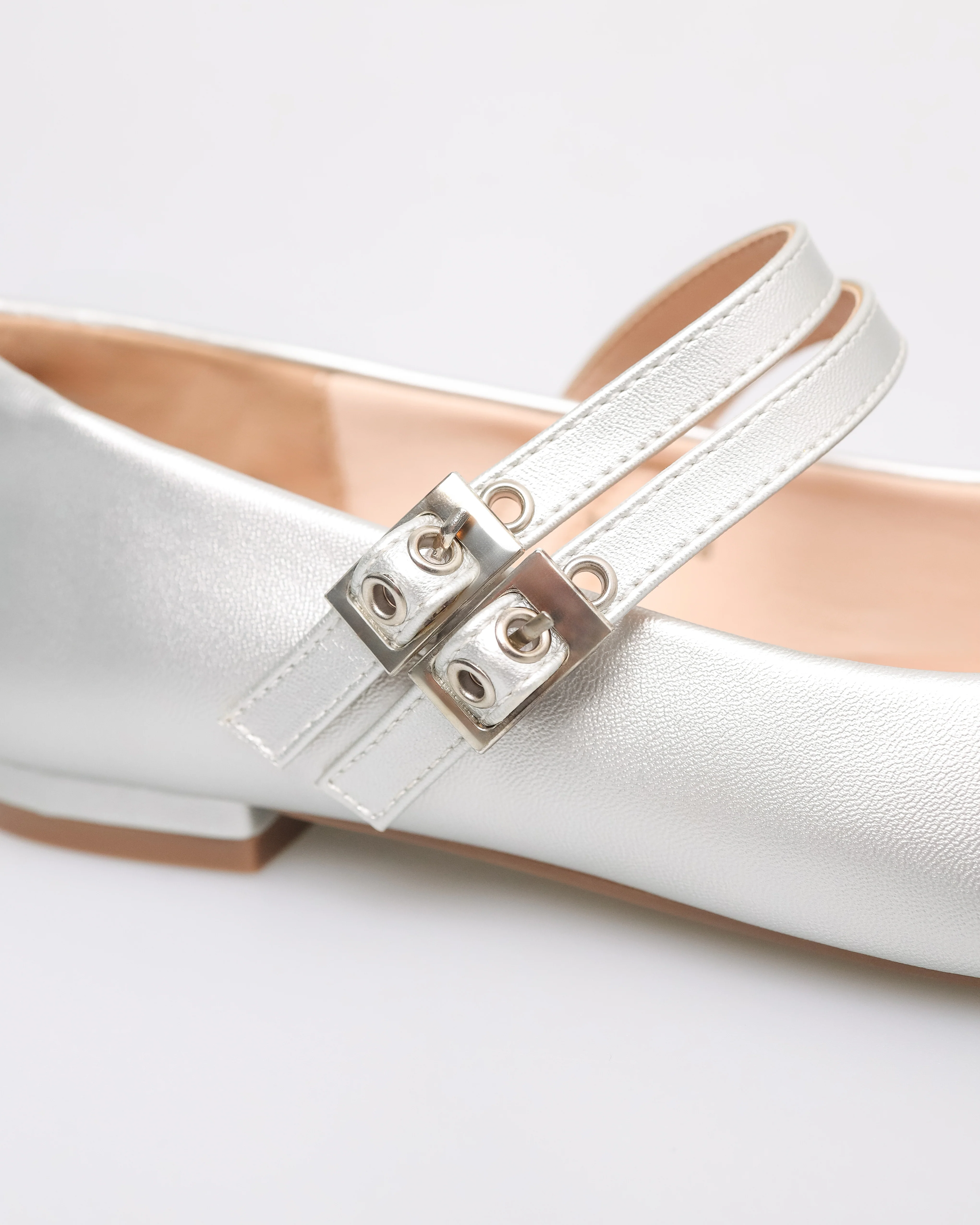 Tomaz NN361 Ladies Ballerina Buckle Flats - Image 8