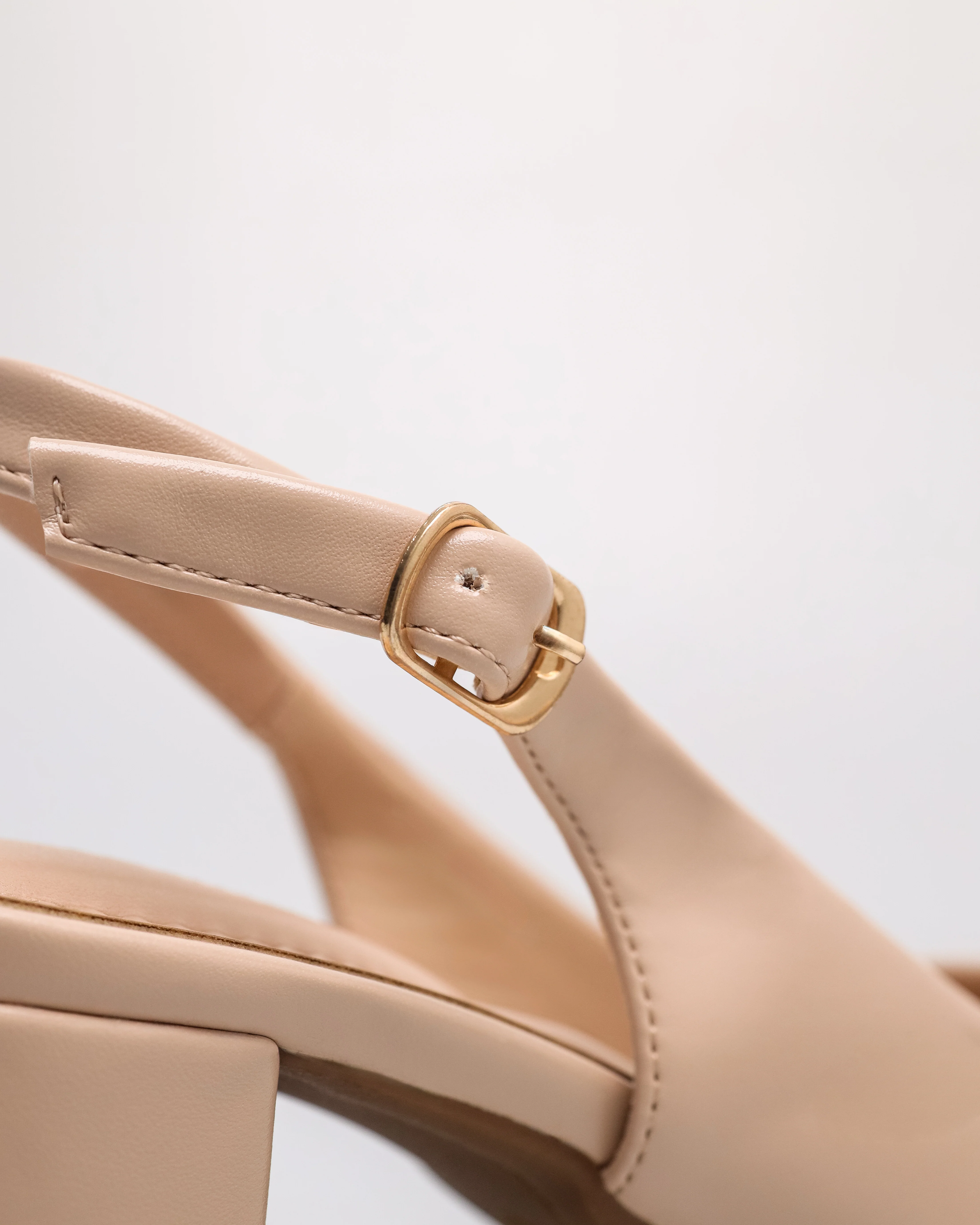 Tomaz NN379 Ladies Plain Ballerina Slingback Heels - Image 8