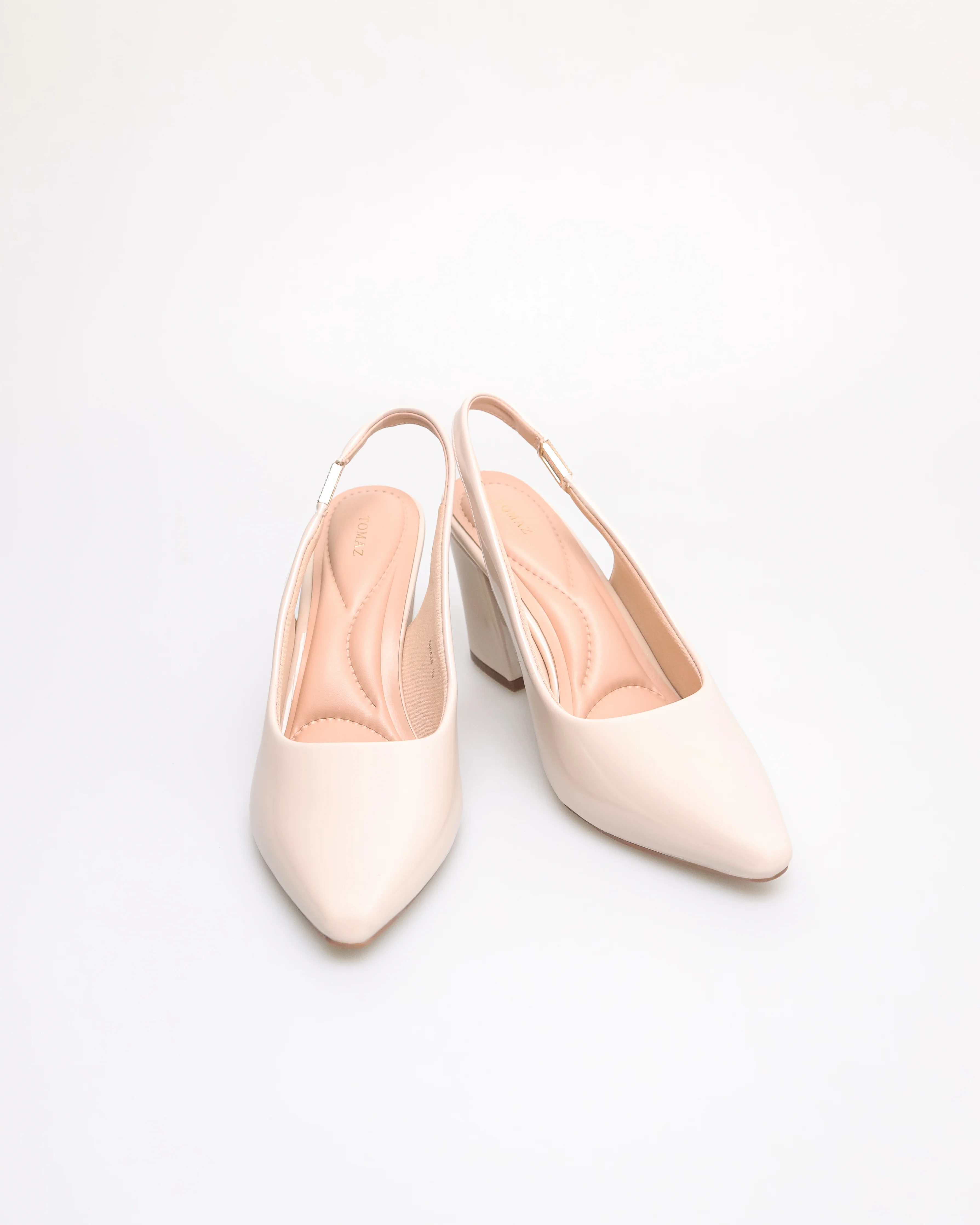 Tomaz NN439 Ladies Pointy Slingback Heels - Image 10