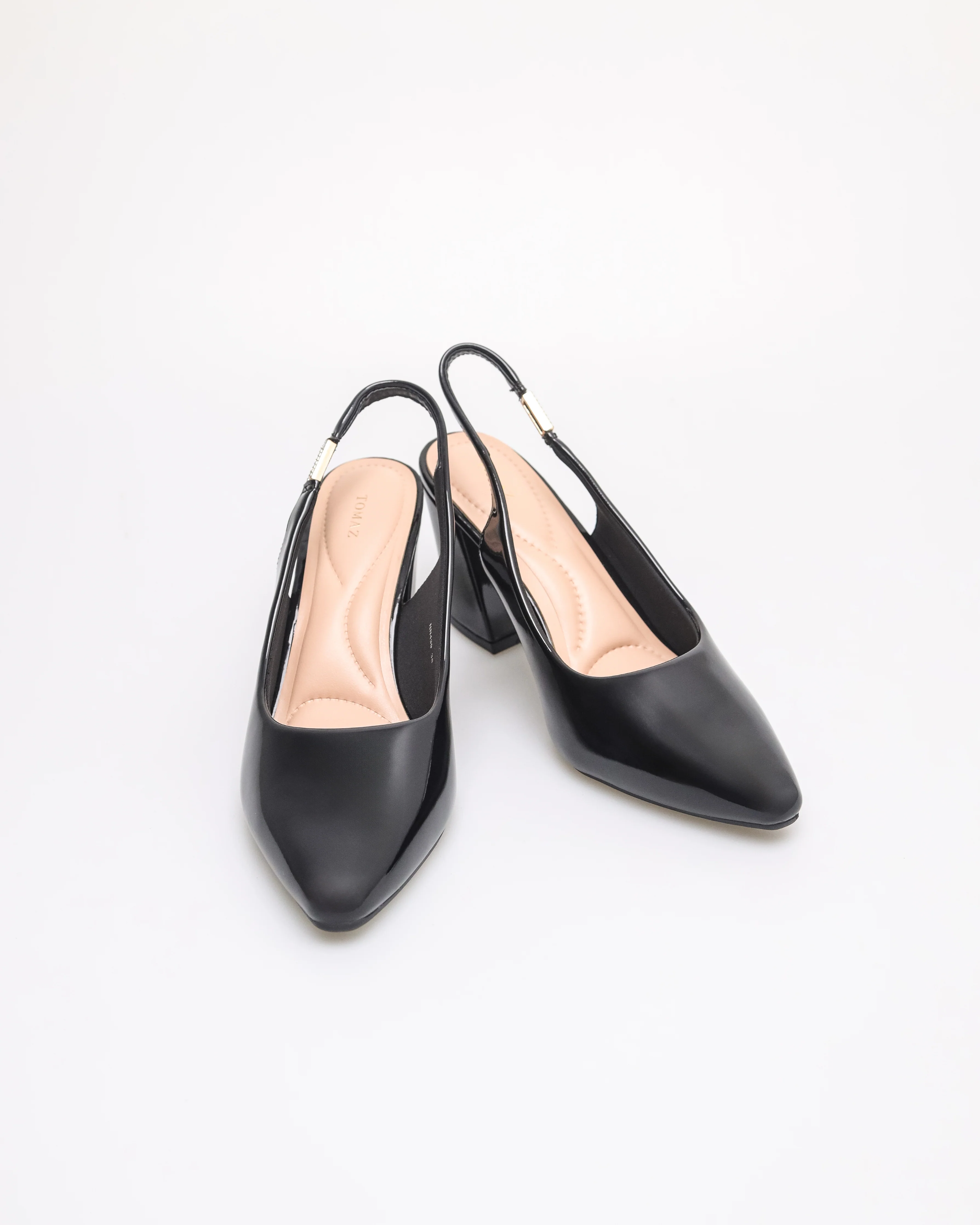 Tomaz NN439 Ladies Pointy Slingback Heels - Image 6